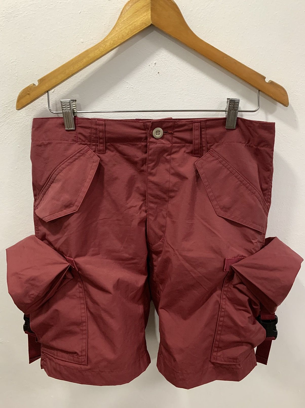 meanswhile MEANSWHILE JAPAN WATERPROOF TUSSAH CARGO PT SHORTS Size US 32 / EU 48 - 2 Thumbnail