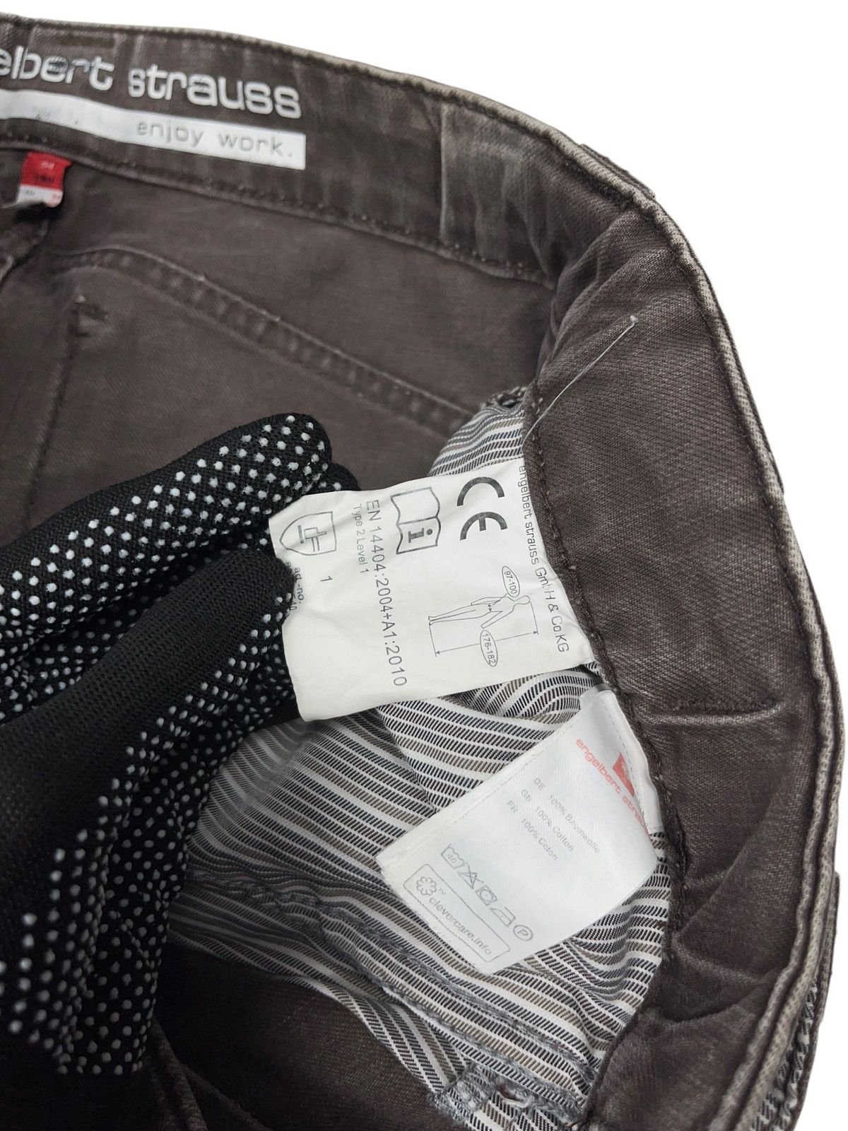 Stewart & Strauss × Vintage Vintage Engelbert Strauss Brown Washed Jeans Multi Pocket Size US 38 / EU 54 - 8 Thumbnail