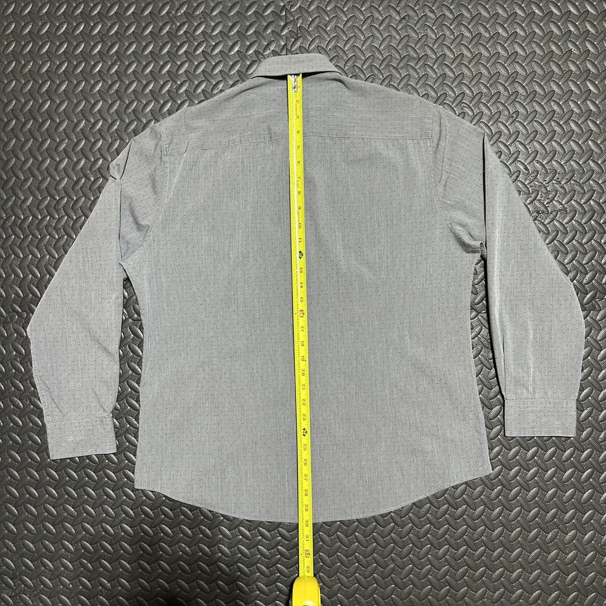 Bar III Bar III Dress Shirt Long Sleeve Geometric Mens XL 17 34-35 Size US XL / EU 56 / 4 - 13 Thumbnail