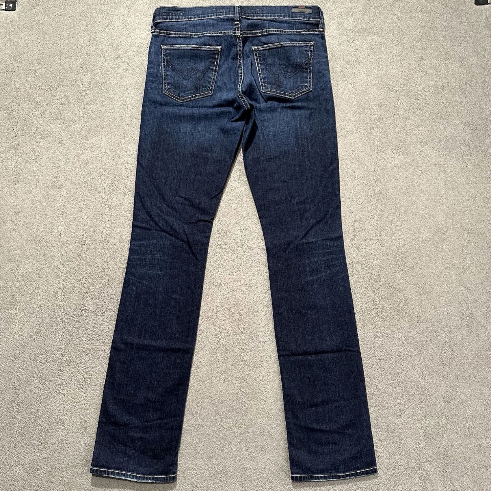 Citizens Of Humanity Citizens of Humanity Ava Jeans Womens 29 Blue Denim Low Rise Straight GUC Jeans Size 29" - 2 Thumbnail