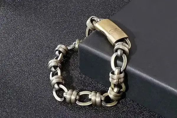 Jewelry Retro Copper Bracelet Size ONE SIZE - 1 Thumbnail