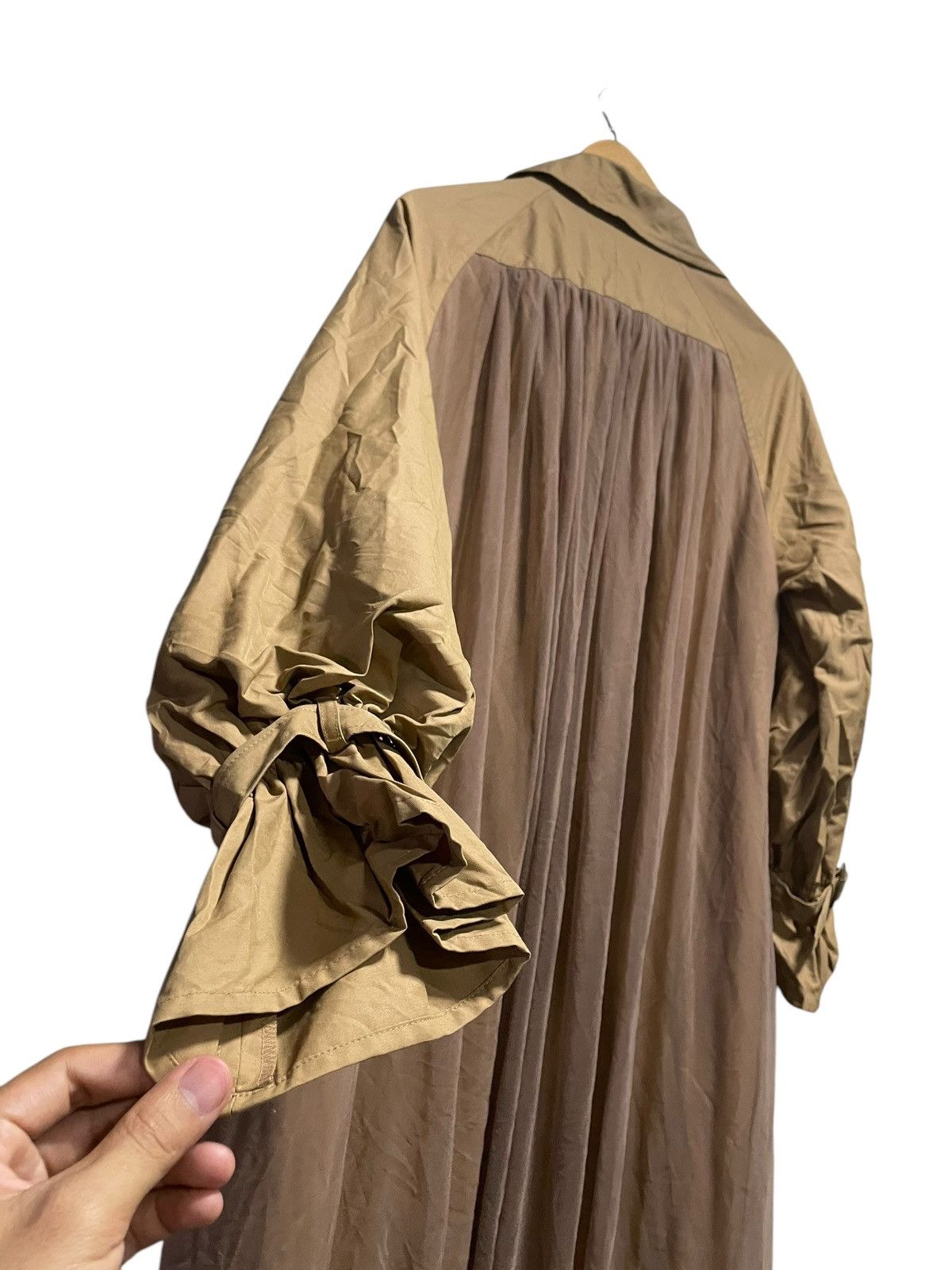 Japanese Brand × Vintage Japanese Brand Fashionable BackLace Down Coat (96) Size XS / US 0-2 / IT 36-38 - 7 Thumbnail