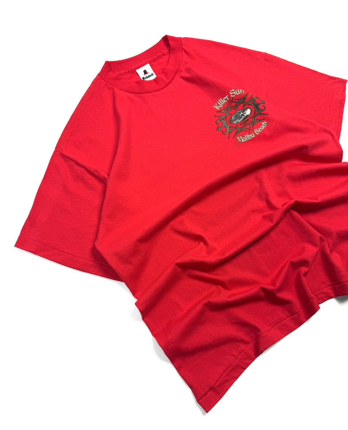 Riddell vintage Y2K Riddell Killer Surf Tee L Red Single Stitch 90s Size US L / EU 52-54 / 3 - 6 Thumbnail