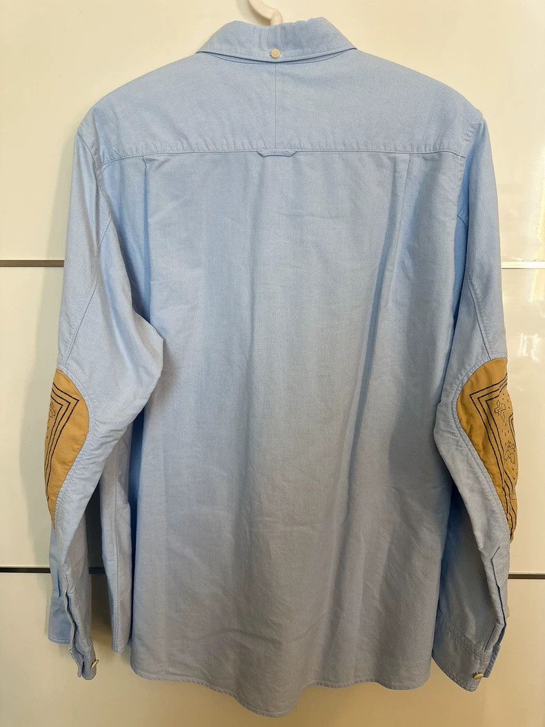 Visvim visvim Water Drop Cashew Flower Light Blue Shirt 2505-Nexta Size US L / EU 52-54 / 3 - 2 Thumbnail