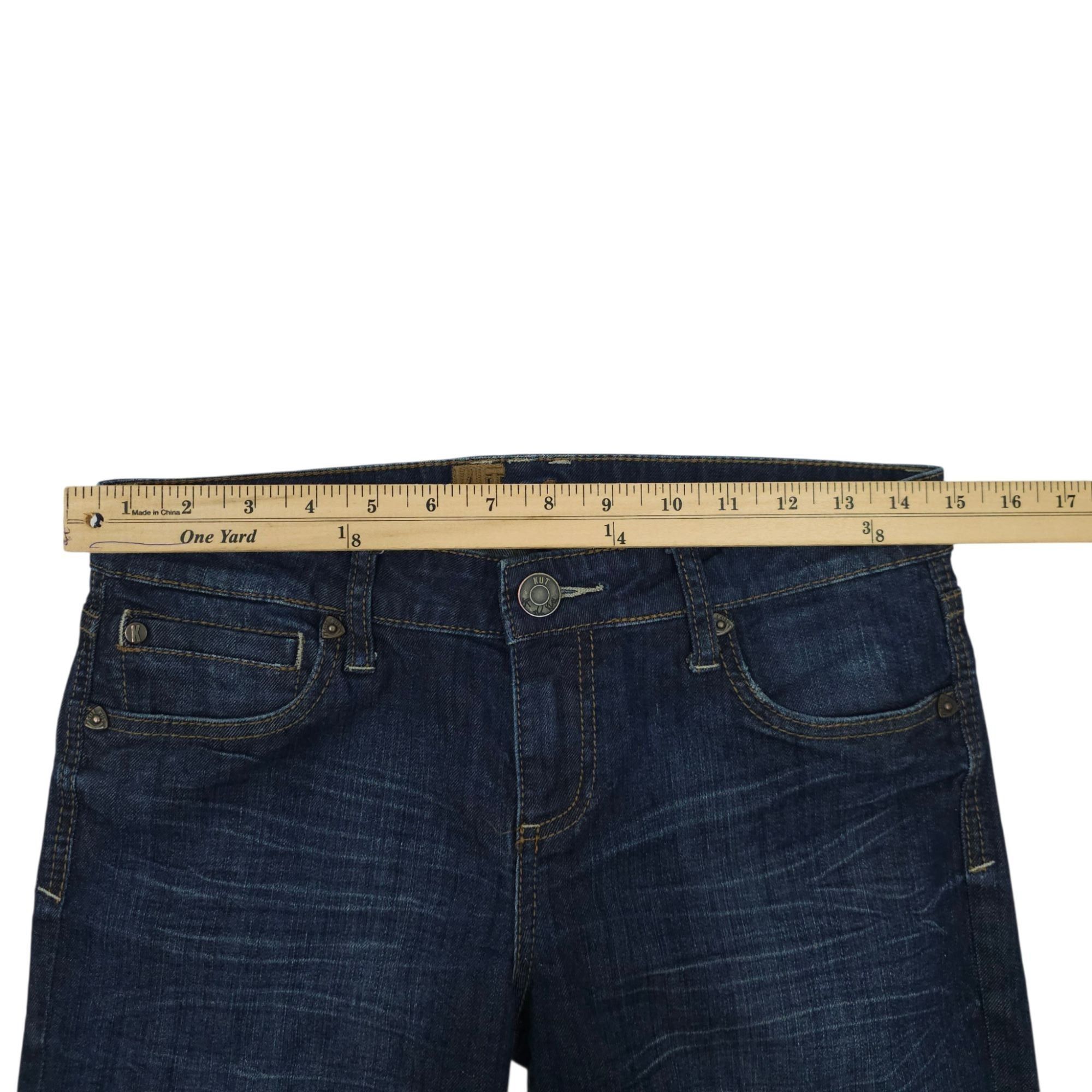 Other Kut From The Kloth Rachel Bootcut Jeans Womens 4 Dark Wash Size 27" / US 4 / IT 40 - 3 Thumbnail