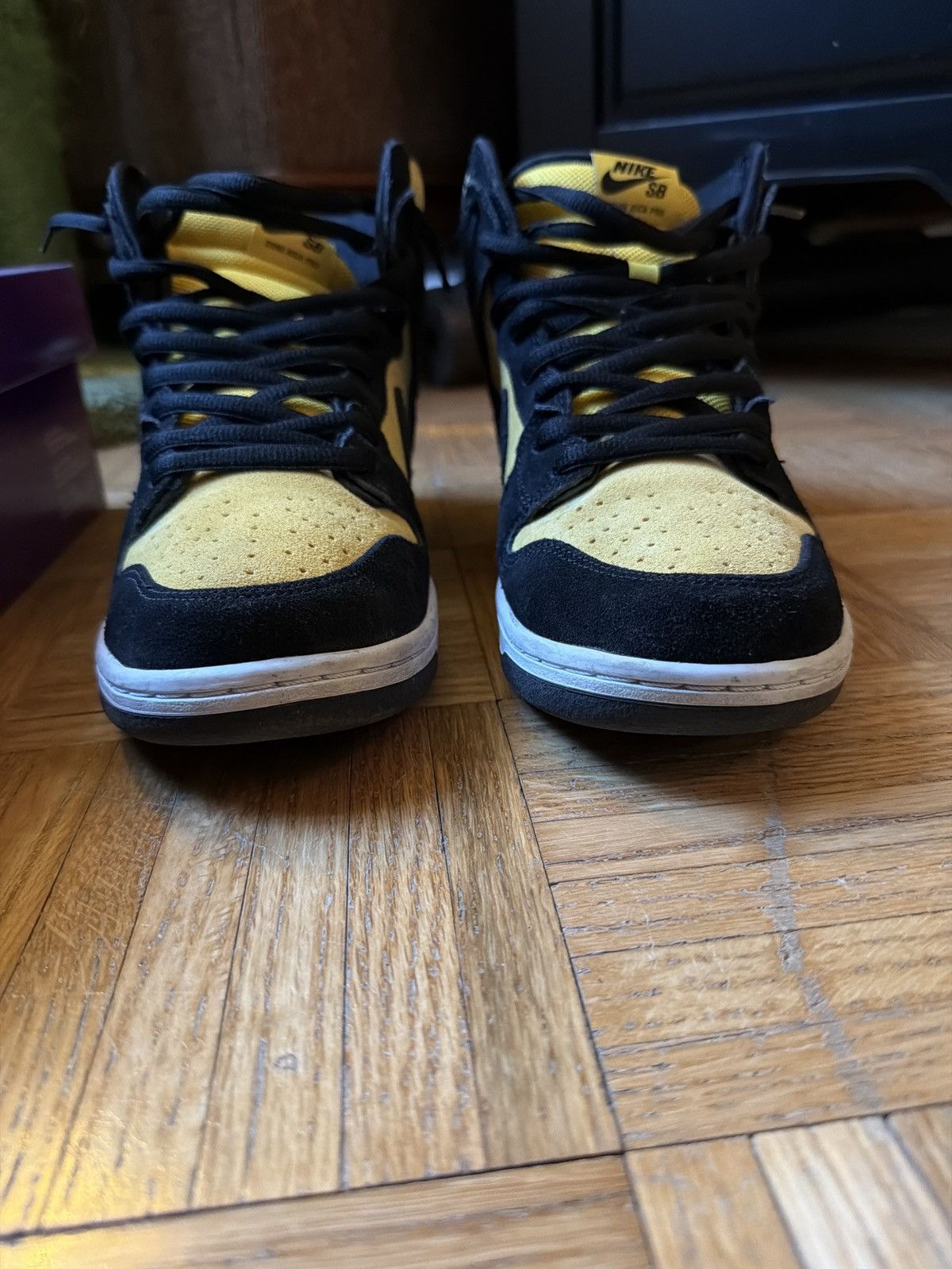 Nike SB Nike SB Dunk High Pro Reverse Goldenrod Size US 10.5 / EU 43-44 - 5 Thumbnail