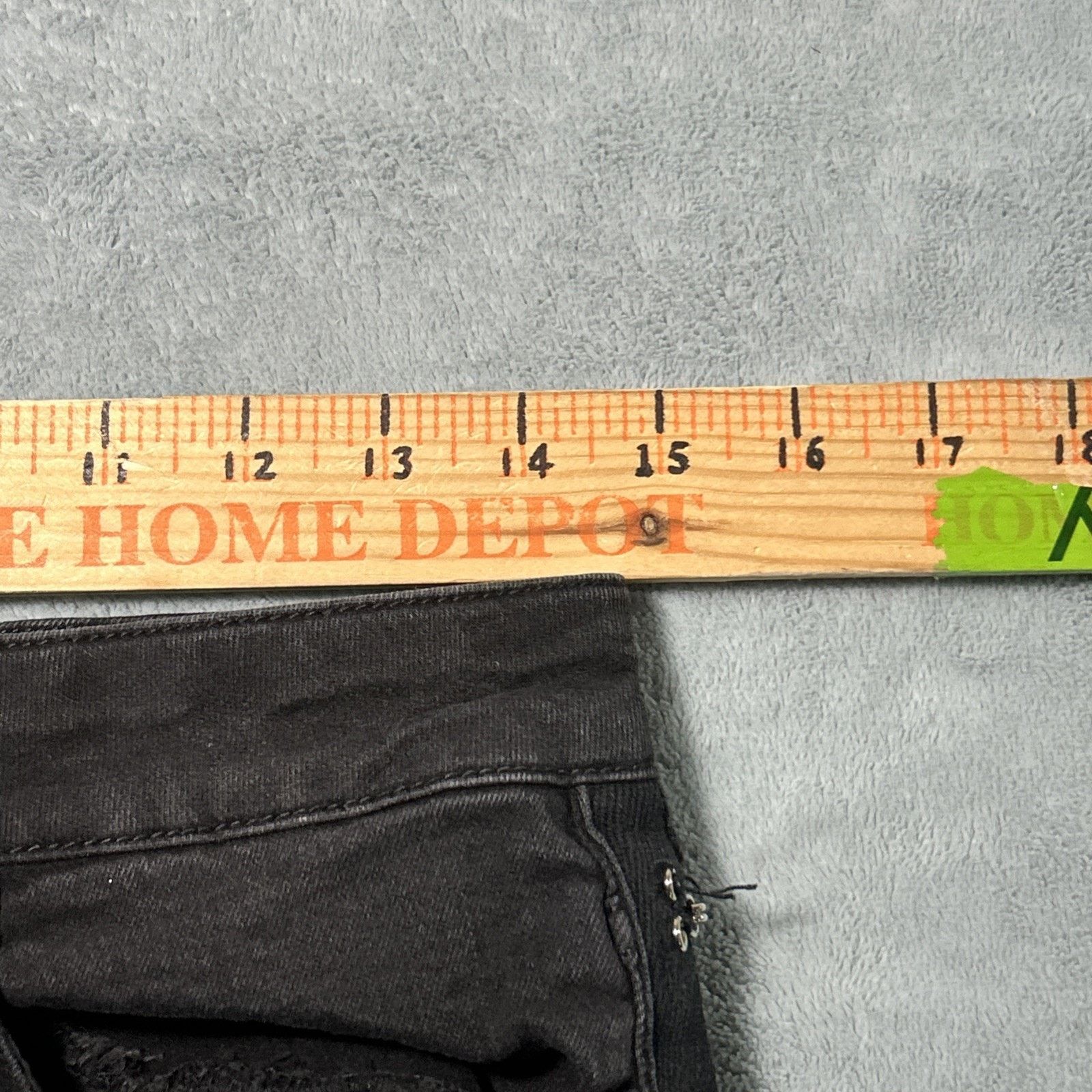 Blackhawk! Y2k 2000s Metal Hook Studs Jeans Ws 9 Skater Grunge Gothic Size 30" / US 8 / IT 44 - 14 Thumbnail