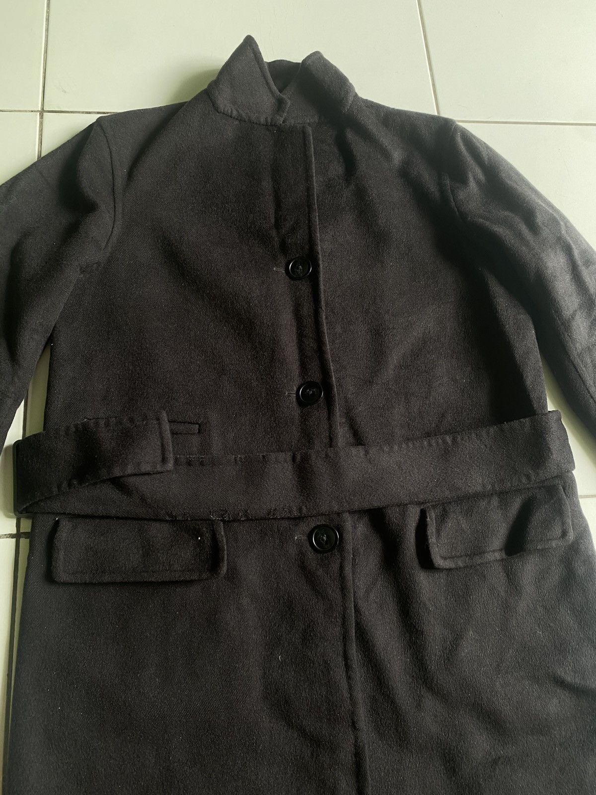 Jil Sander × Uniqlo +J x uniqlo wool black heavy long coat Size US S / EU 44-46 / 1 - 4 Thumbnail