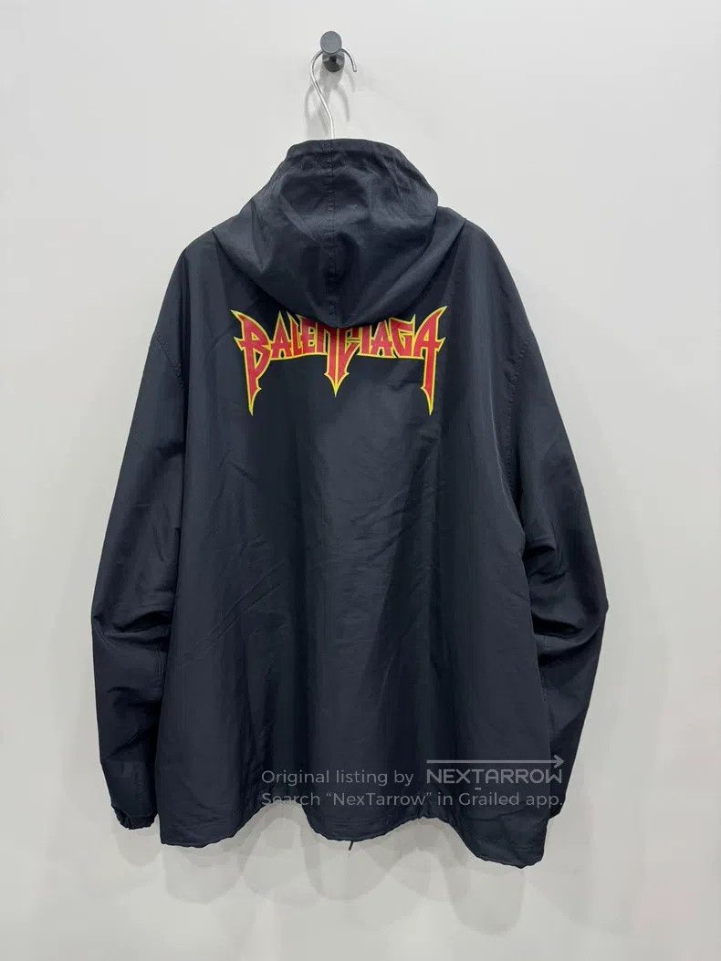 Balenciaga Balenciaga Zip-up hooded windbreaker with lightning logo Size US S / EU 44-46 / 1 - 2 Thumbnail