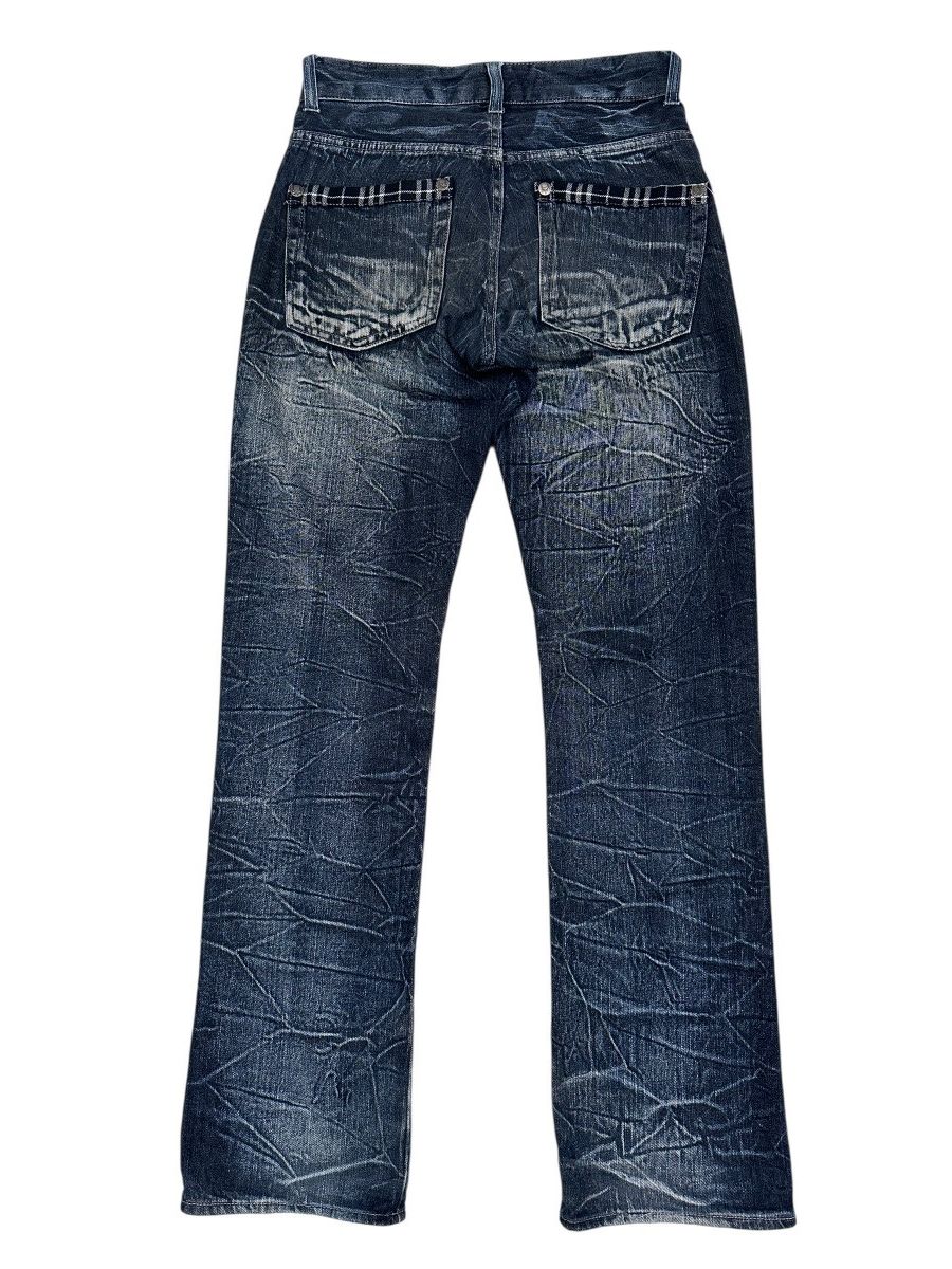 Japanese Brand "Poem" Jack Serika Mudwash Rusty Denim Pants Size US 30 / EU 46 - 3 Thumbnail