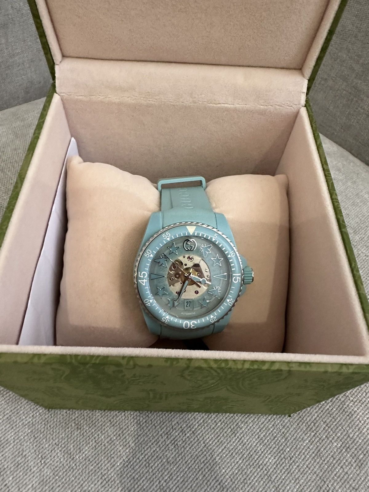Gucci Gucci Dive Aquamarine Automatic Watch 40mm Size ONE SIZE - 1 Thumbnail