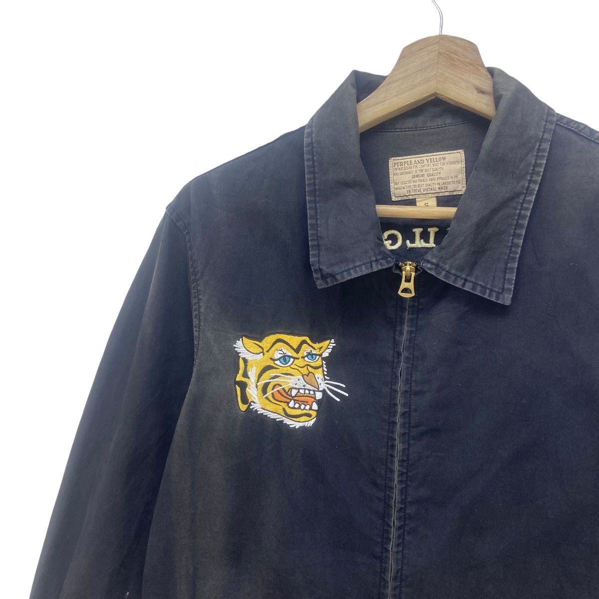 Japanese Brand Vintage Purple&Yellow Viet-nam 55-65 Souvenir Jacket Size US XS / EU 42 / 0 - 11 Thumbnail