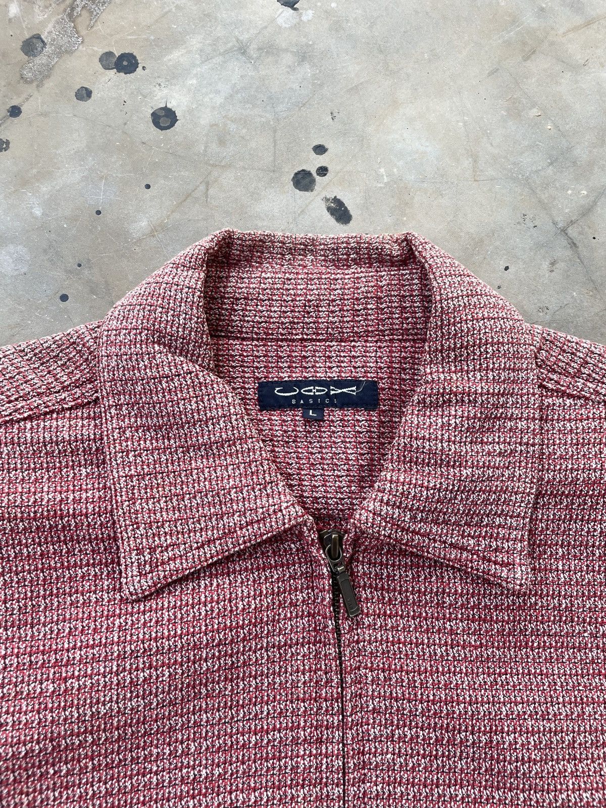 Japanese Brand Cox Basic Shirt Zipper Jacket Size US L / EU 52-54 / 3 - 3 Thumbnail
