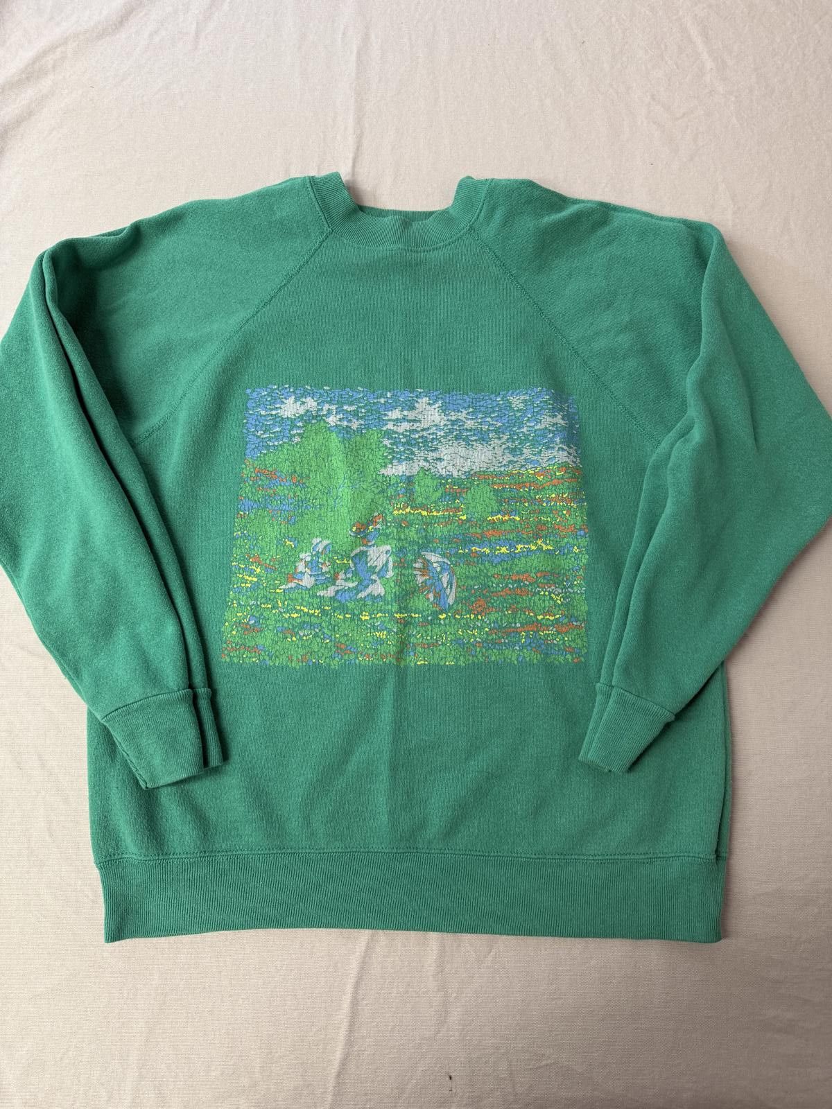 Designer Vintage The Fairy Tale by William Merritt Chase Sweatshirt M Size US M / EU 48-50 / 2 - 1 Thumbnail