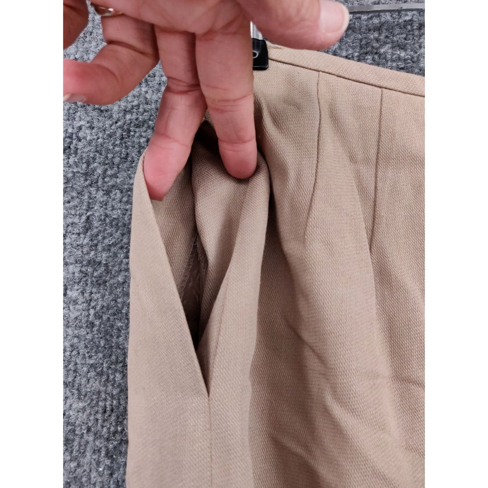 Liz Claiborne Liz Claiborne Skirt Womens 2P A-Line Knee Length Brown Zipper Lined Pockets Slit Venture Size 26" / US 2 / IT 38 - 7 Thumbnail