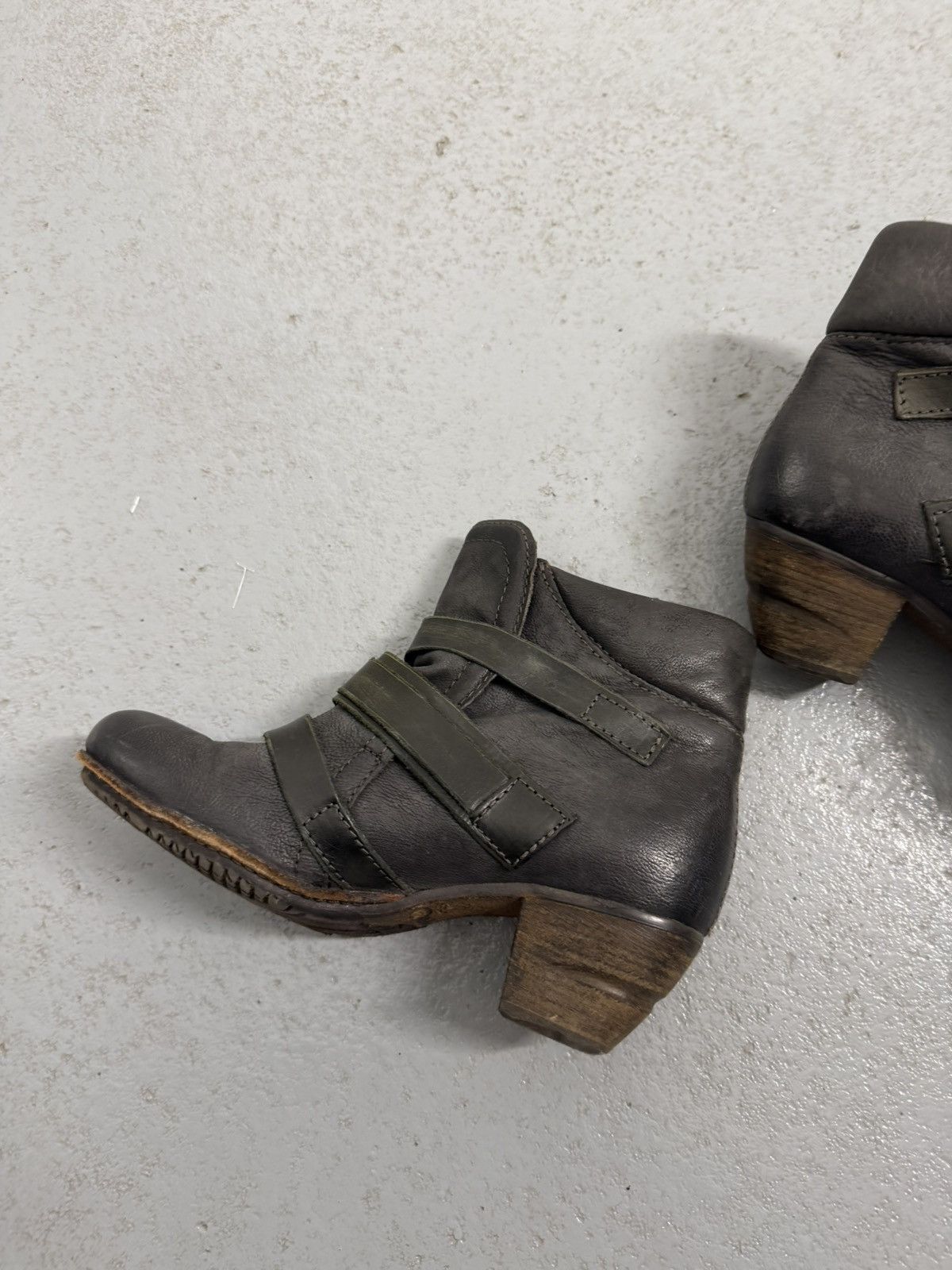 A.S.98 Vintage A.S.98 Leather Buckle Boots Size US 8 / IT 38 - 8 Thumbnail