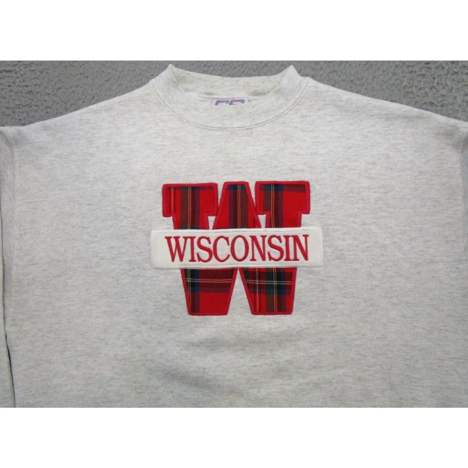 NCAA VTG University Badgers Crable Pullover Sweatshirt Shirt L Mens Multicolor Hooded NCAA All Seasons Size US L / EU 52-54 / 3 - 2 Thumbnail