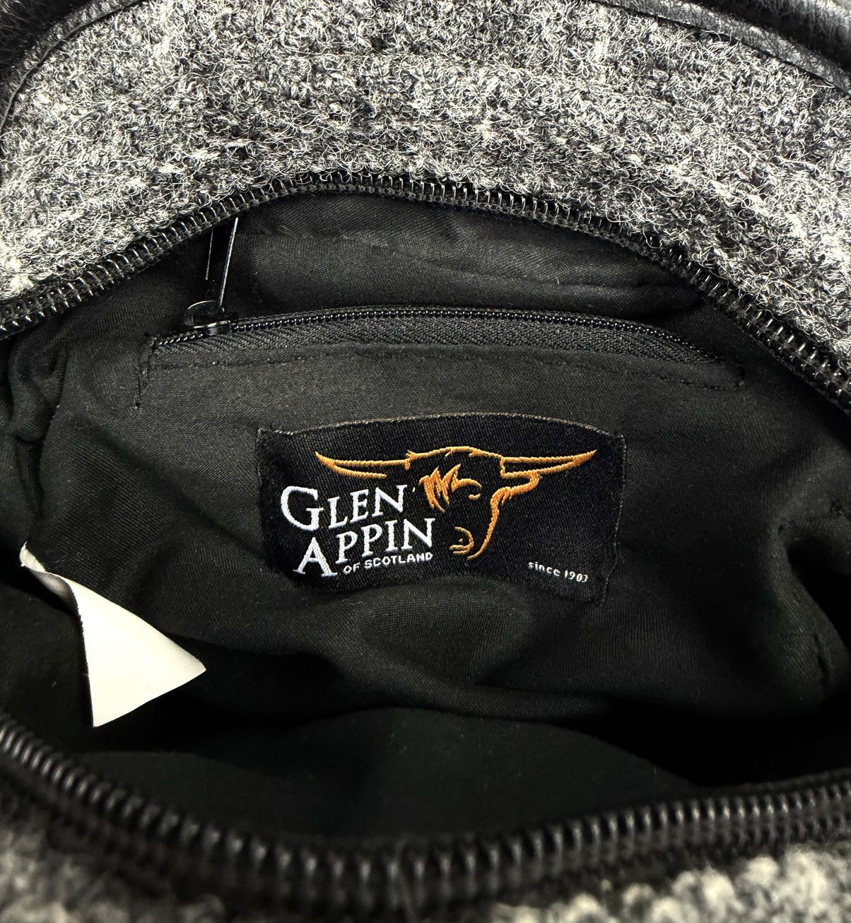 Harris Tweed Harris Tweed x Glen Appin Scotland Plaid Tweed Crossbody Bag Size ONE SIZE - 18 Thumbnail