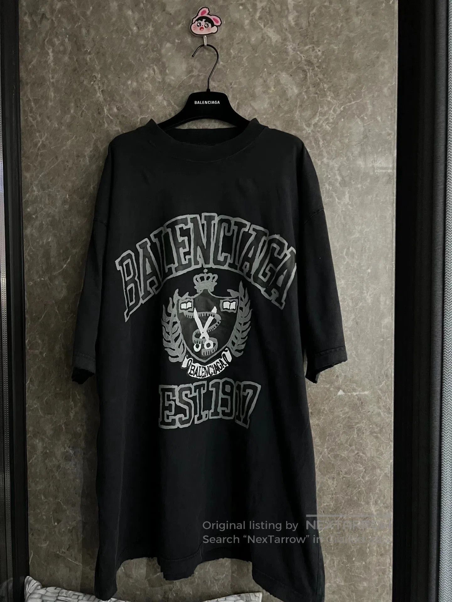 Balenciaga Balenciaga 24SS Distressed Scissors Tee. Size US XL / EU 56 / 4 - 1 Thumbnail