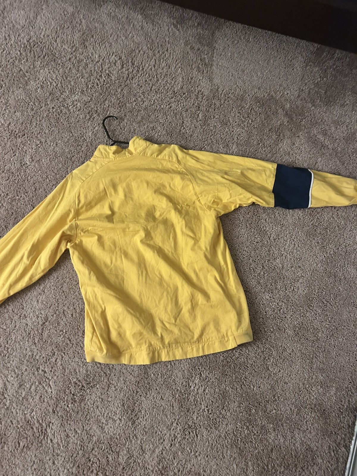 Nike Vintage yellow and navy nike x university of Michigan jacket Size US L / EU 52-54 / 3 - 5 Thumbnail