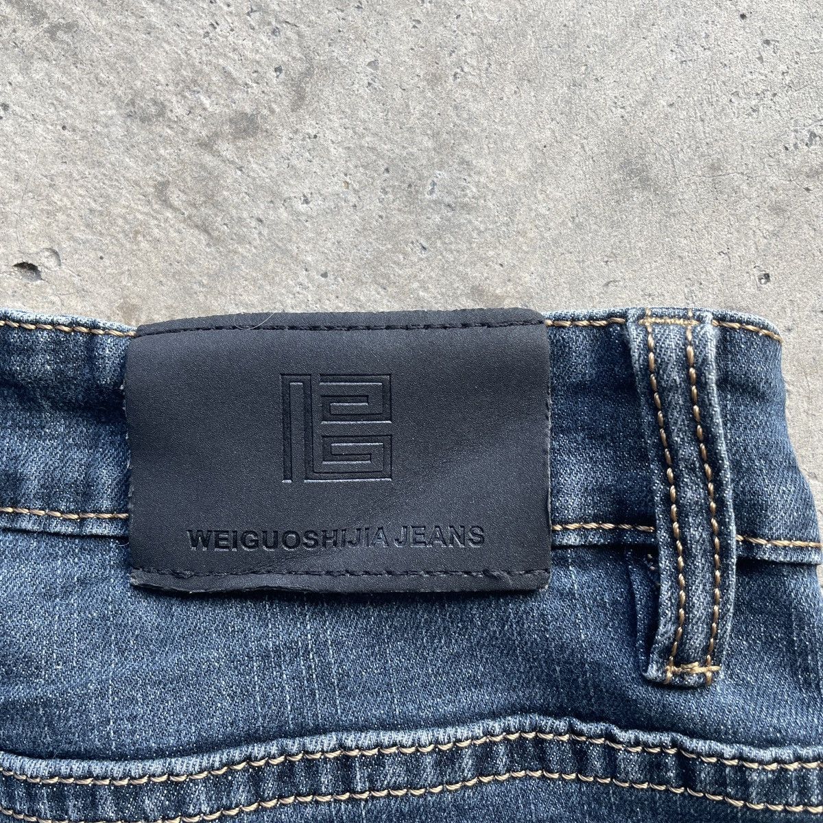 Japanese Brand Vintage WGSJ Jeans Faded Denim Pants Distressed W31 Size US 31 - 10 Thumbnail