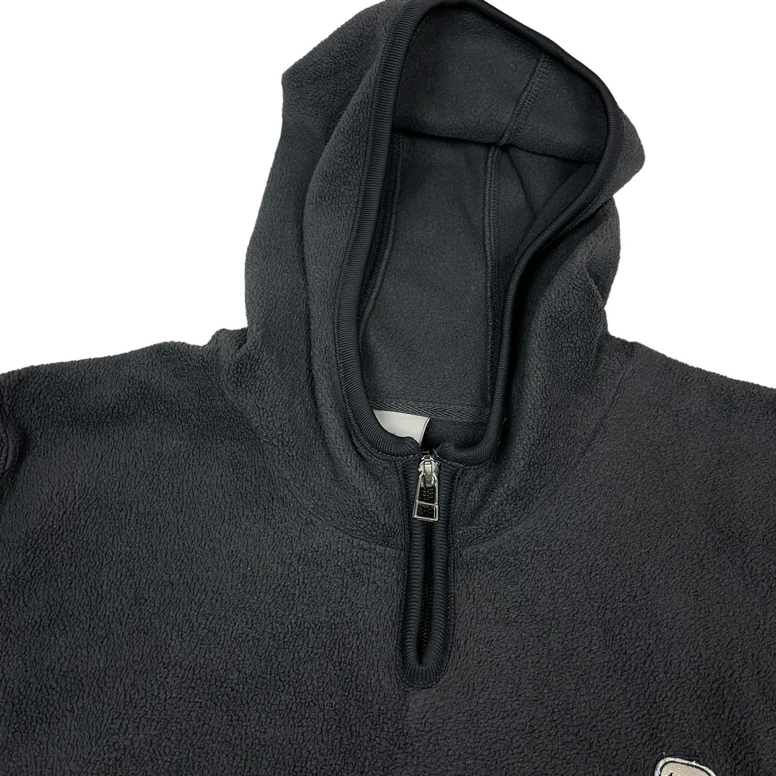 Nike × Vintage Nike Women's Gray Fleece Lined Long Sleeve 1/4 Zip Hoodie M Size M / US 6-8 / IT 42-44 - 4 Thumbnail