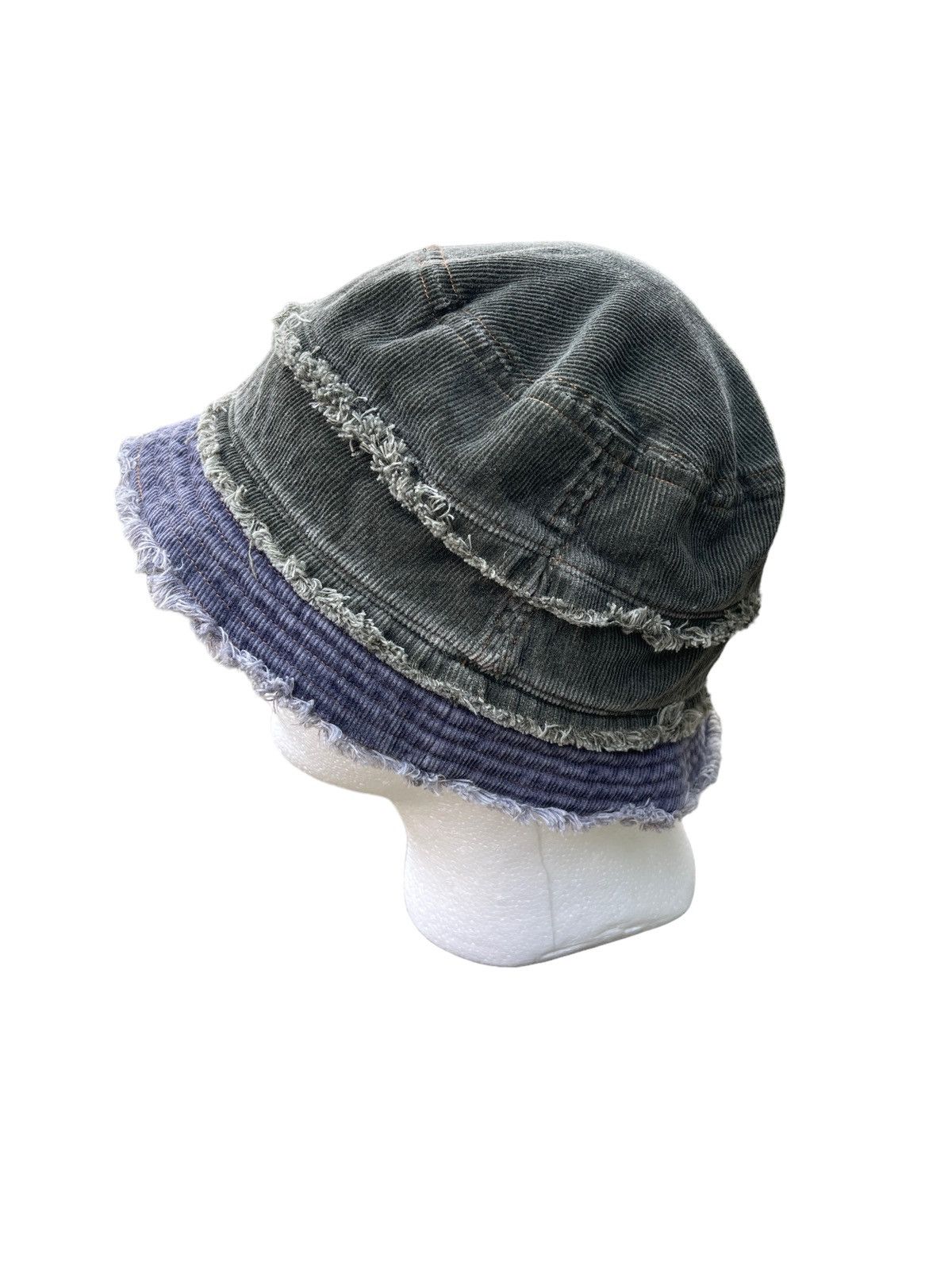 CABANE de ZUCCa Vintage Zuppadizucca Corduroy Distressed Hat Size ONE SIZE - 4 Thumbnail