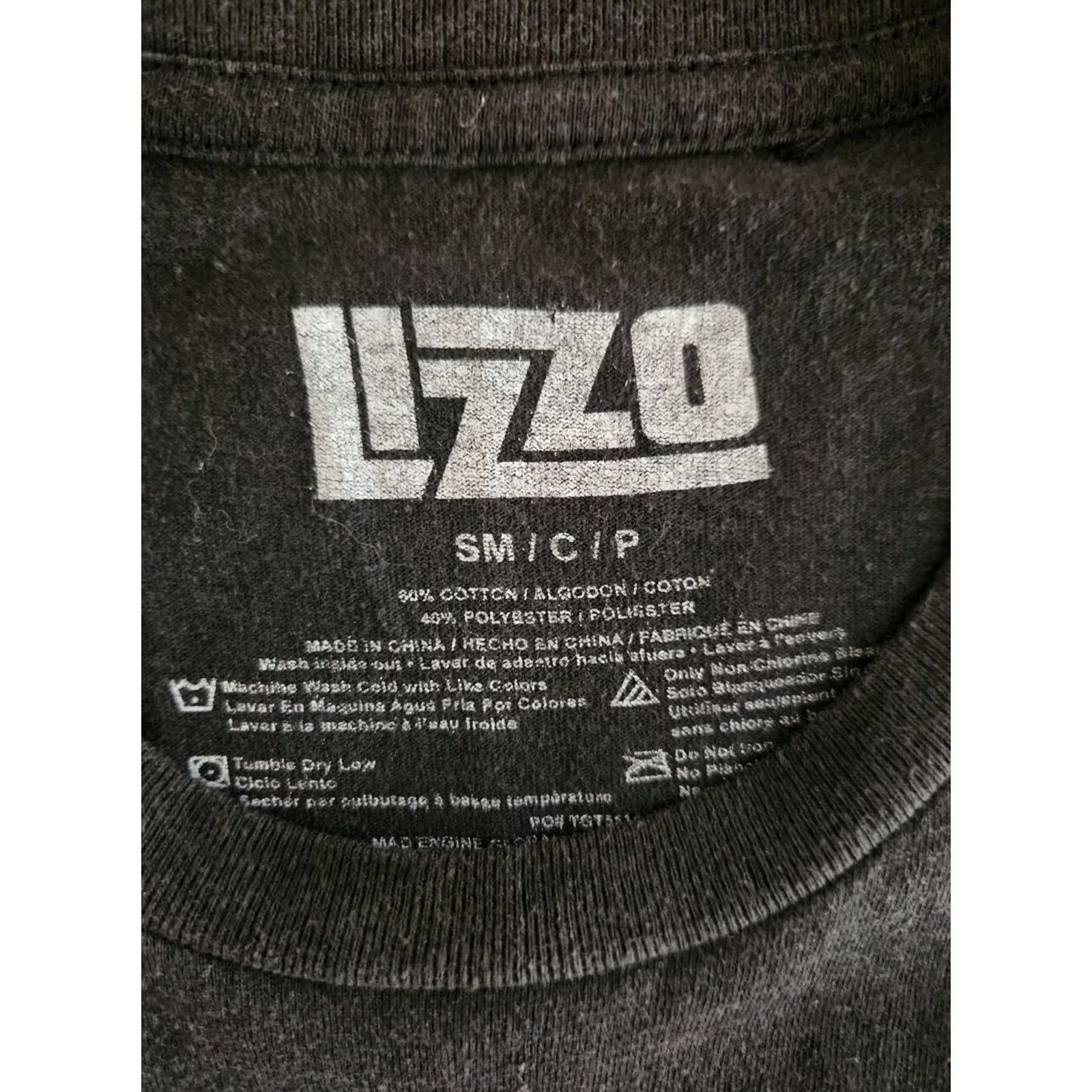 Rizzoli Lizzo Official Portrait Graphic T-Shirt Adult Small Black Unisex Pop Music Shirt Size US S / EU 44-46 / 1 - 2 Thumbnail