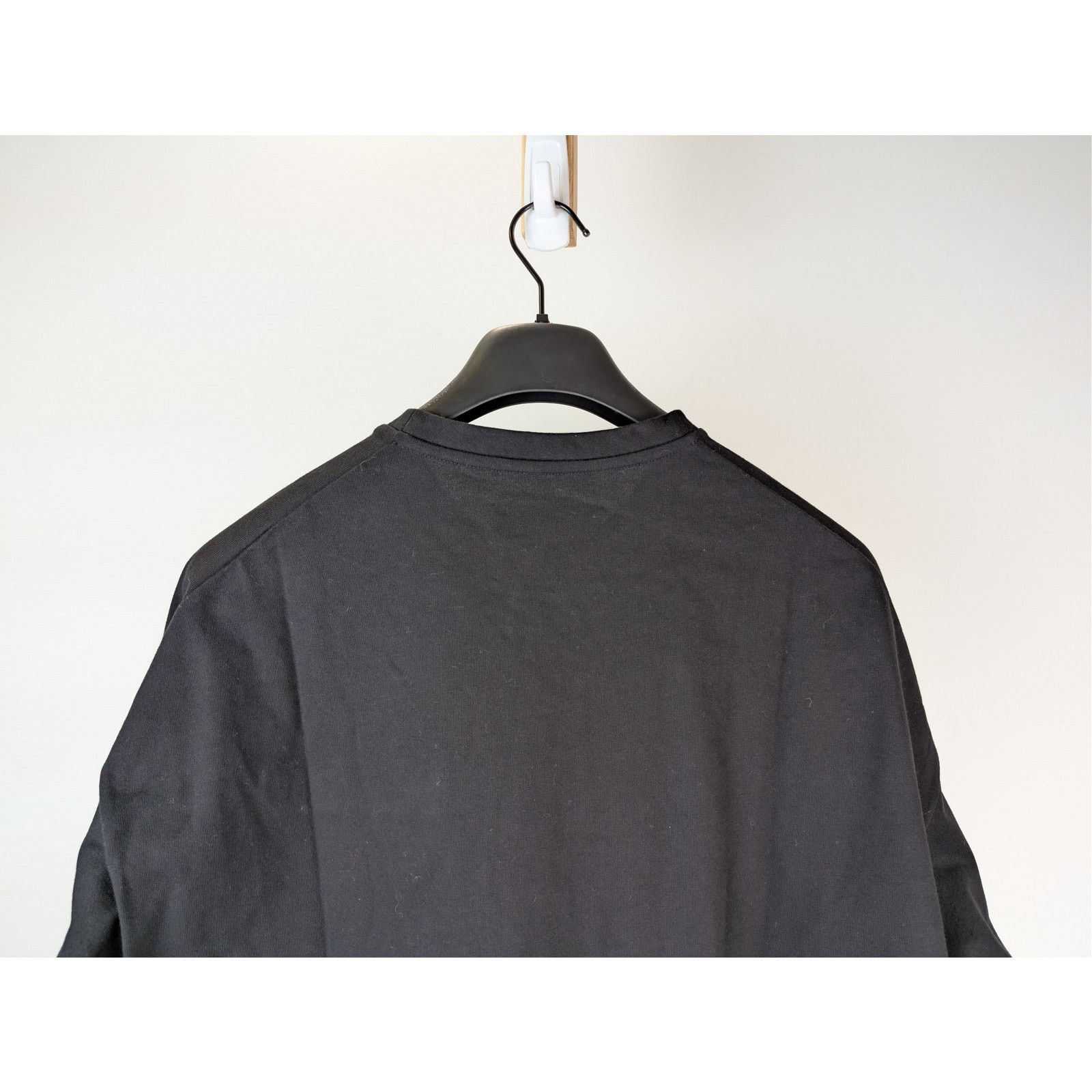Jil Sander o1rshd1 Compact Cotton Jersey Python Pocket T-Shirt in Black Size US M / EU 48-50 / 2 - 14 Thumbnail