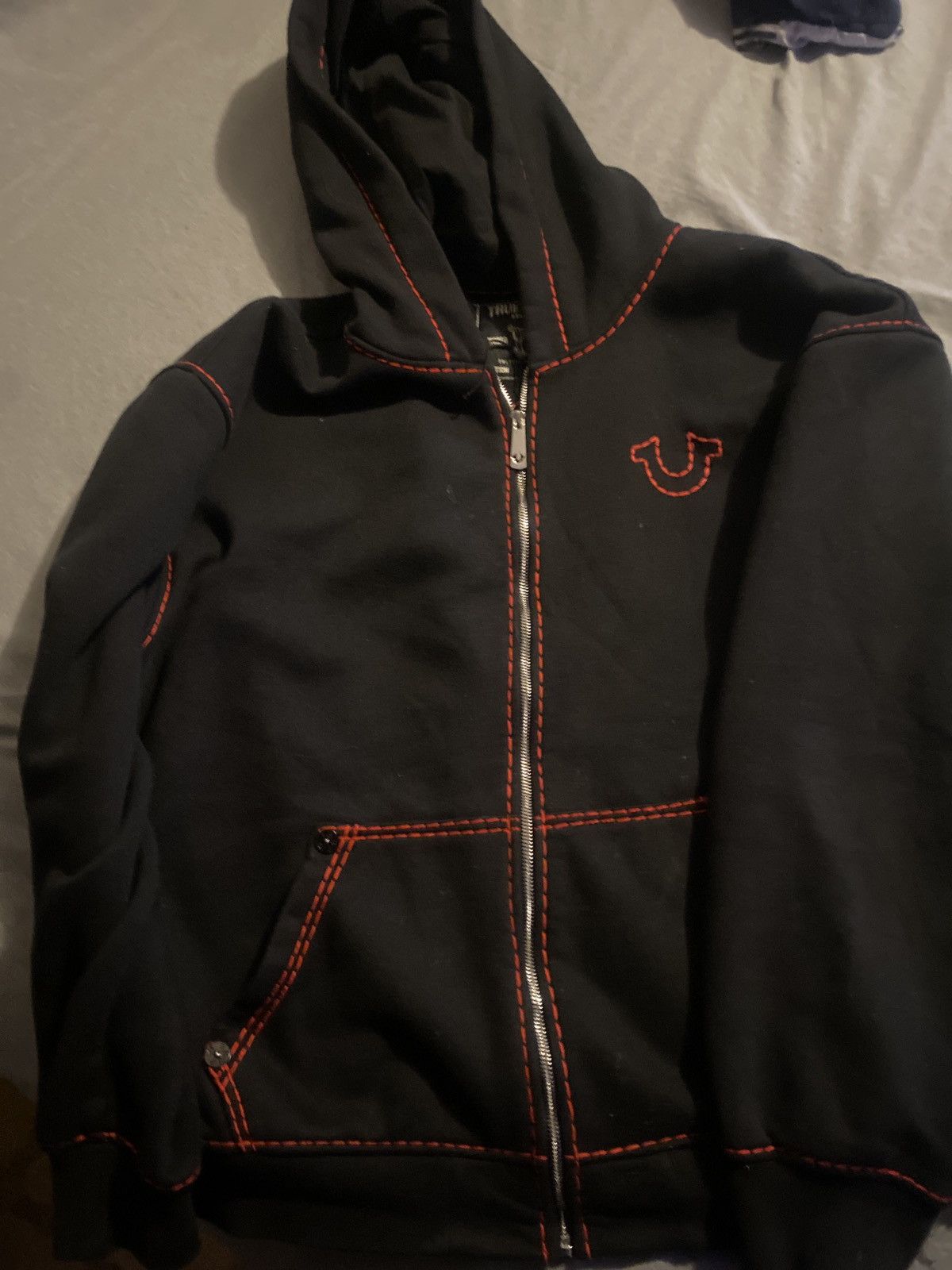 True Religion Super T Zip up embro on back Size US XXL / EU 58 / 5 - 2 Thumbnail