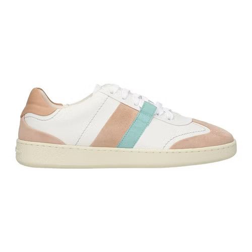 image of Salvatore Ferragamo Ob1O1E0424 Low Top Sneakers In Blue/light Pink/white, Men's (Size 9)