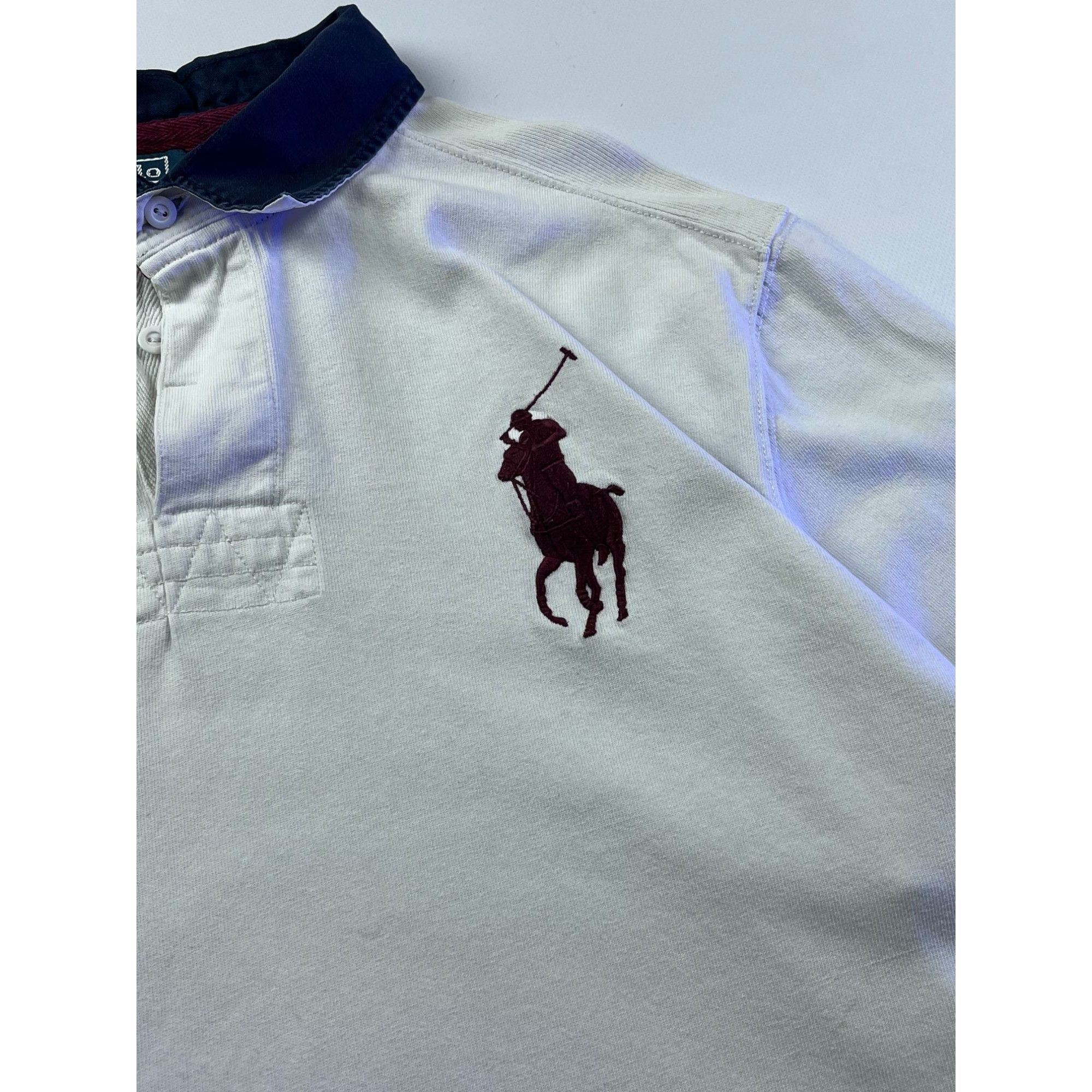 Ralph Lauren × Vintage Ralph Lauren Rugby Long Sleeve Shirt Size US XXL / EU 58 / 5 - 4 Thumbnail