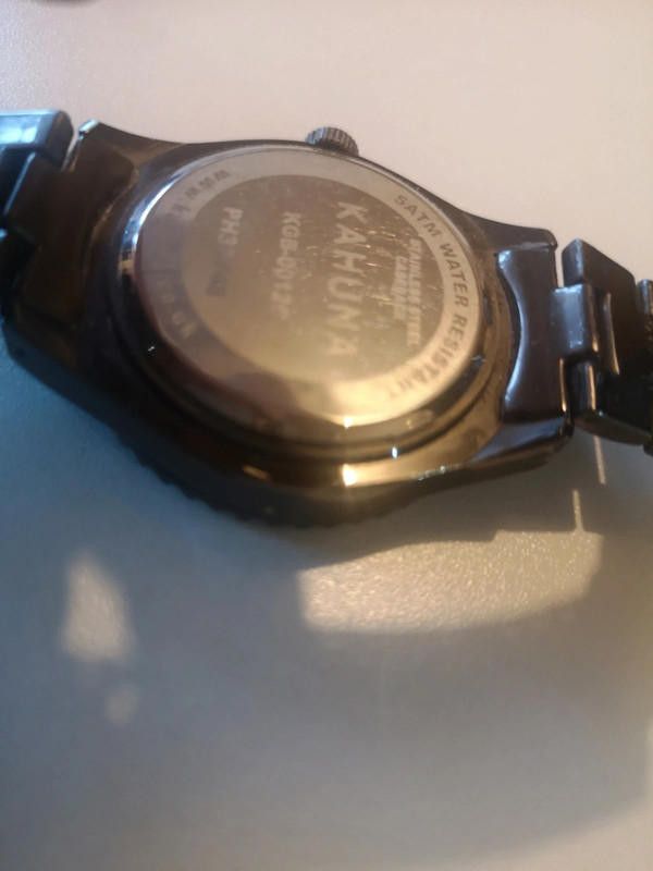 Duke Kahanamoku Kahana black dial stainless steel bracelet watch Size ONE SIZE - 6 Thumbnail