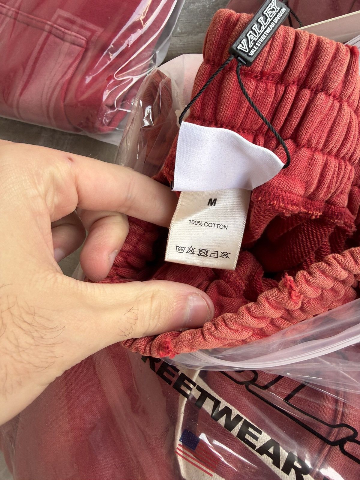 Vale Vale Forever La Flare Sweats – Red NWT Size Medium Size US 32 / EU 48 - 9 Thumbnail
