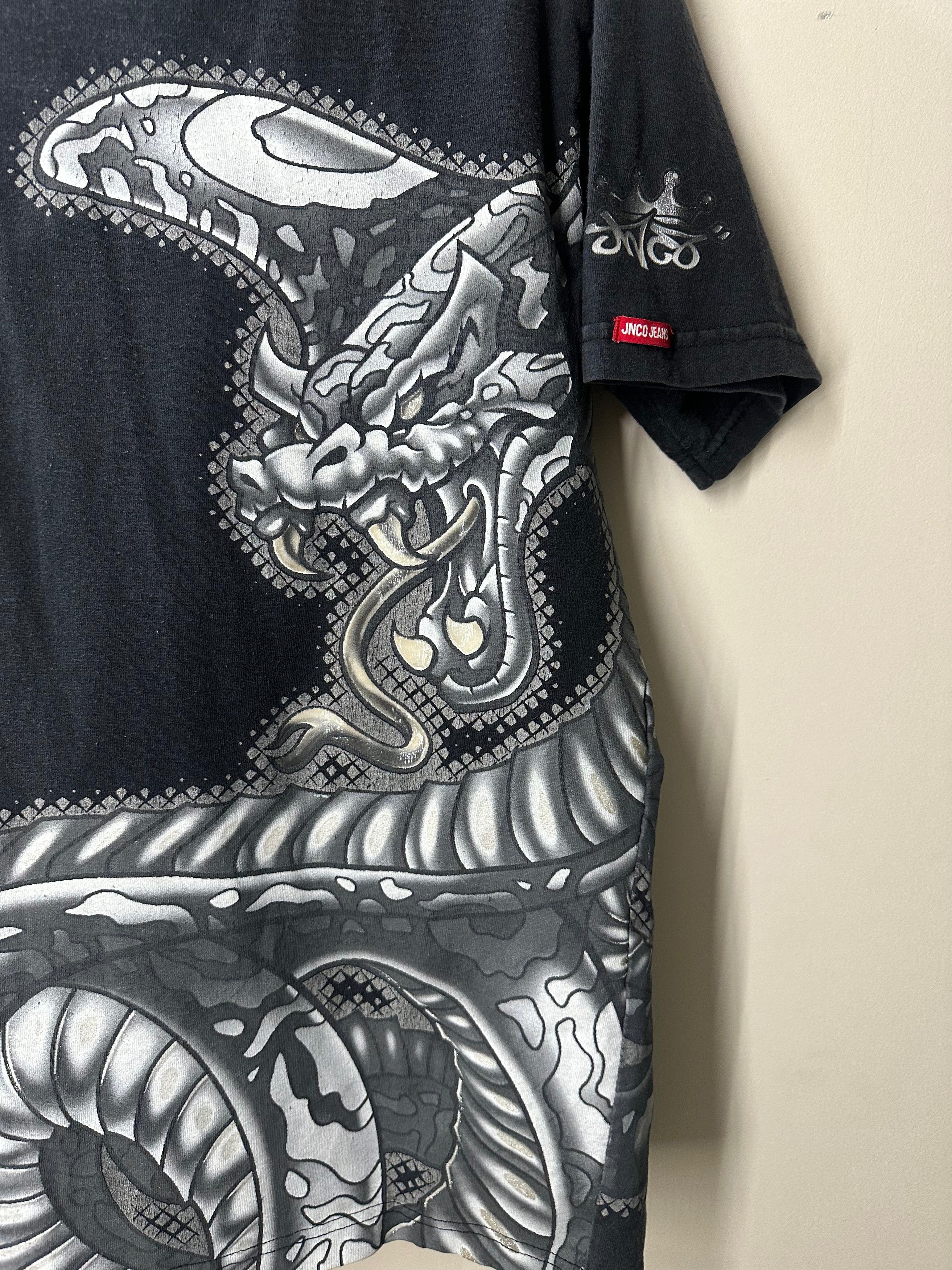 JNCO Rare Vintage Jnco dragon T shirt Size US L / EU 52-54 / 3 - 4 Thumbnail