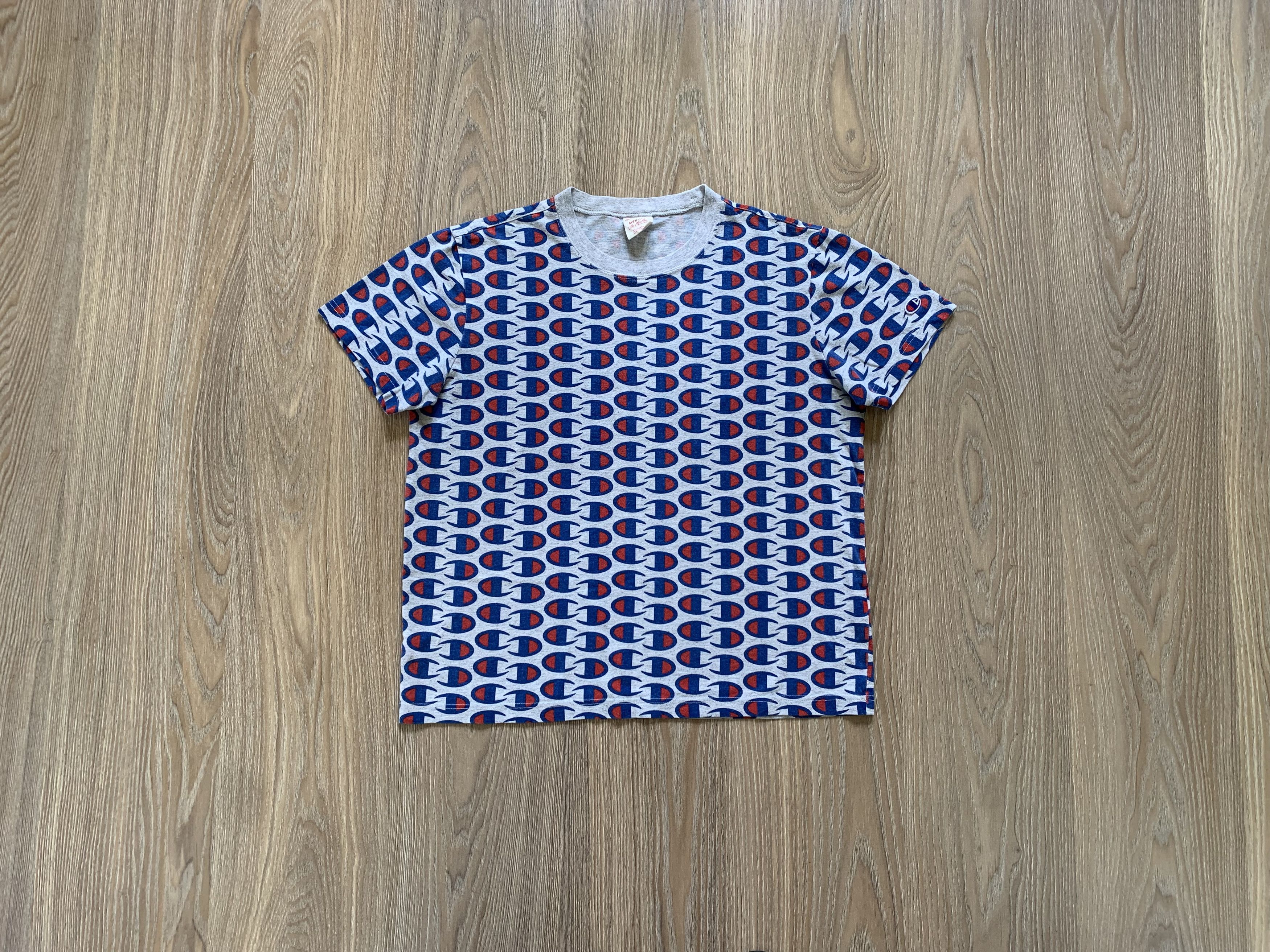 Champion × Vintage Champion Vintage Monogram Logo Cotton T-Shirt Size US M / EU 48-50 / 2 - 7 Thumbnail