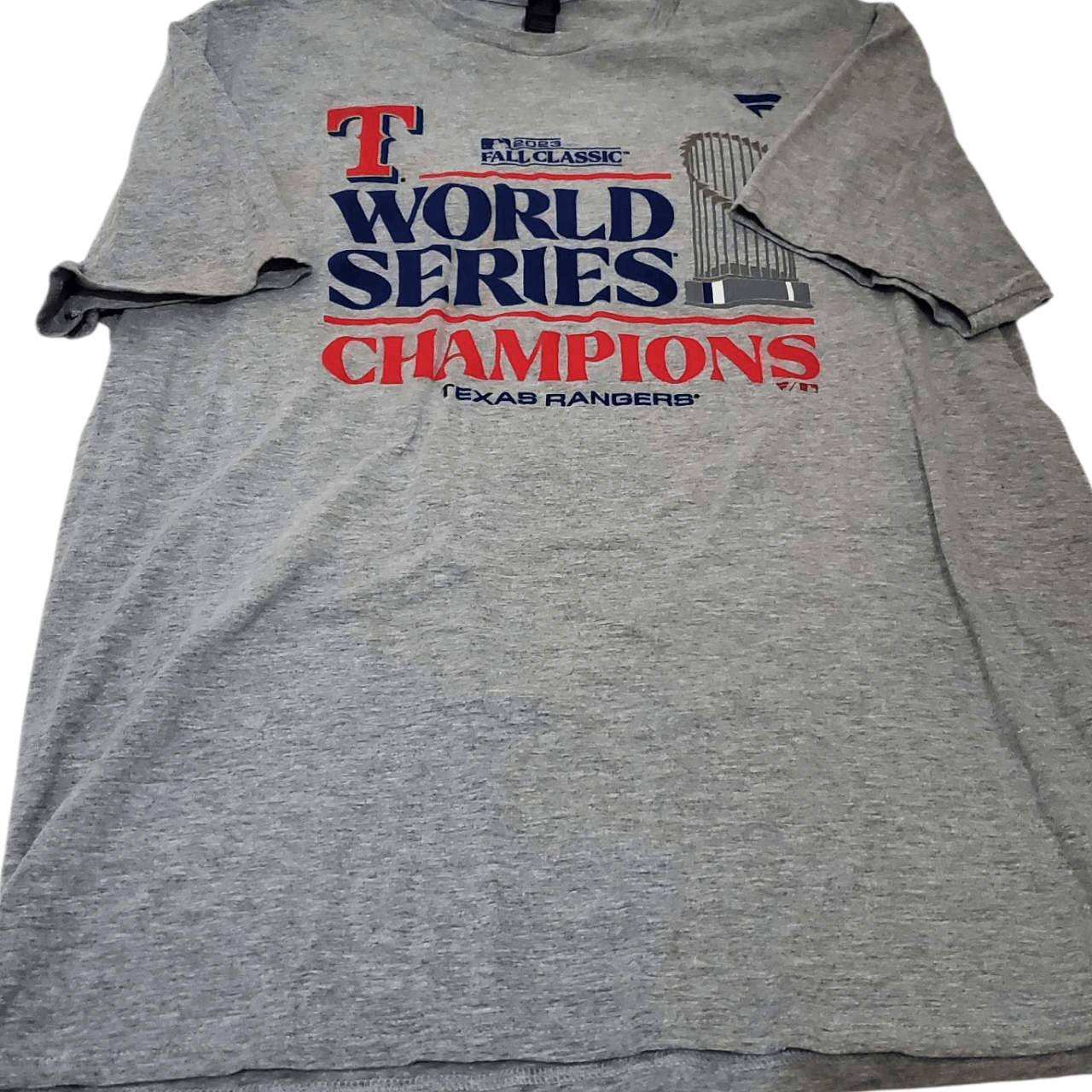 MLB 2023 Texas Rangers Trophy Script Championship Size US XL / EU 56 / 4 - 2 Thumbnail