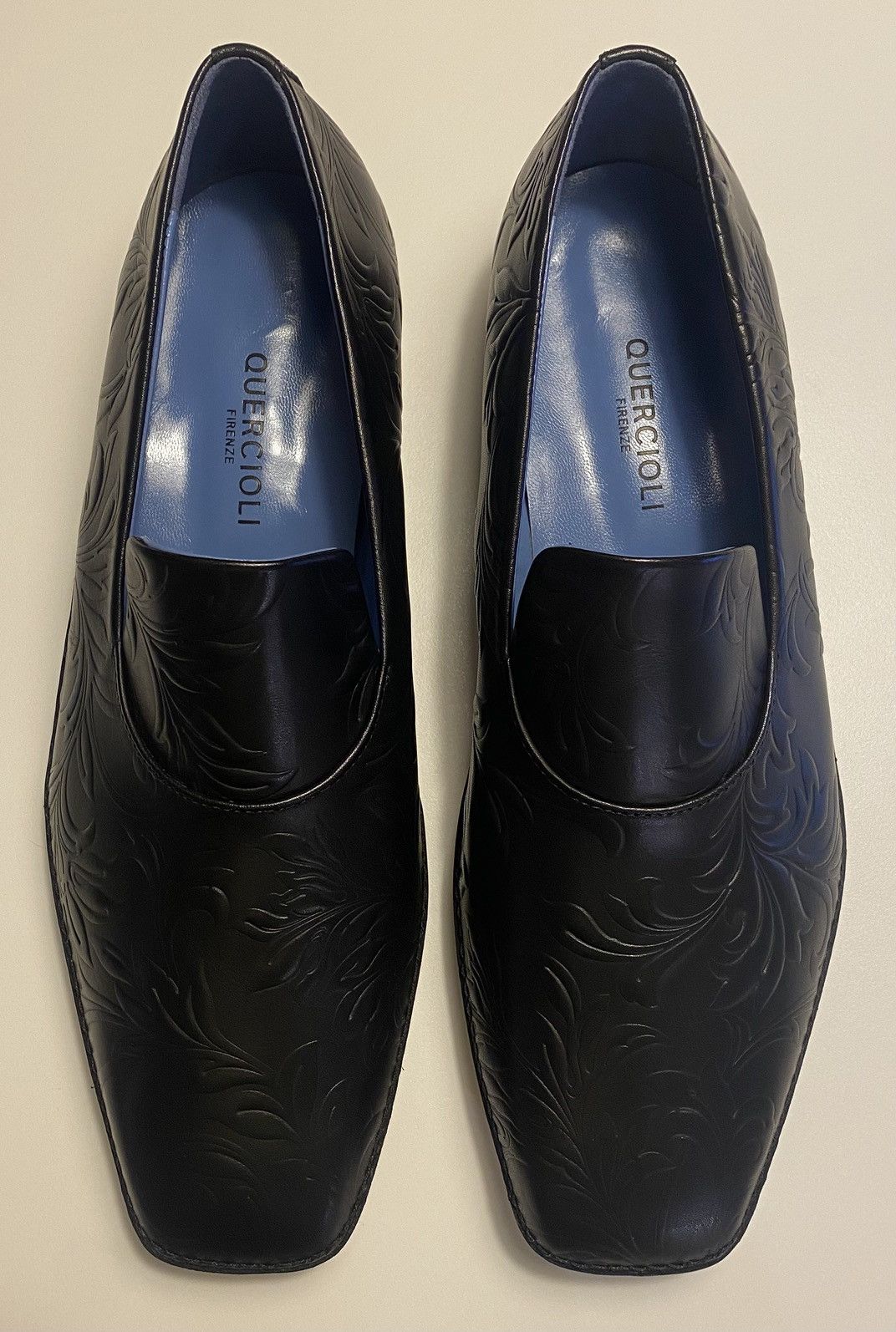 Quercioli Firenze ramage leather loafers Size US 10 / EU 43 - 7 Thumbnail