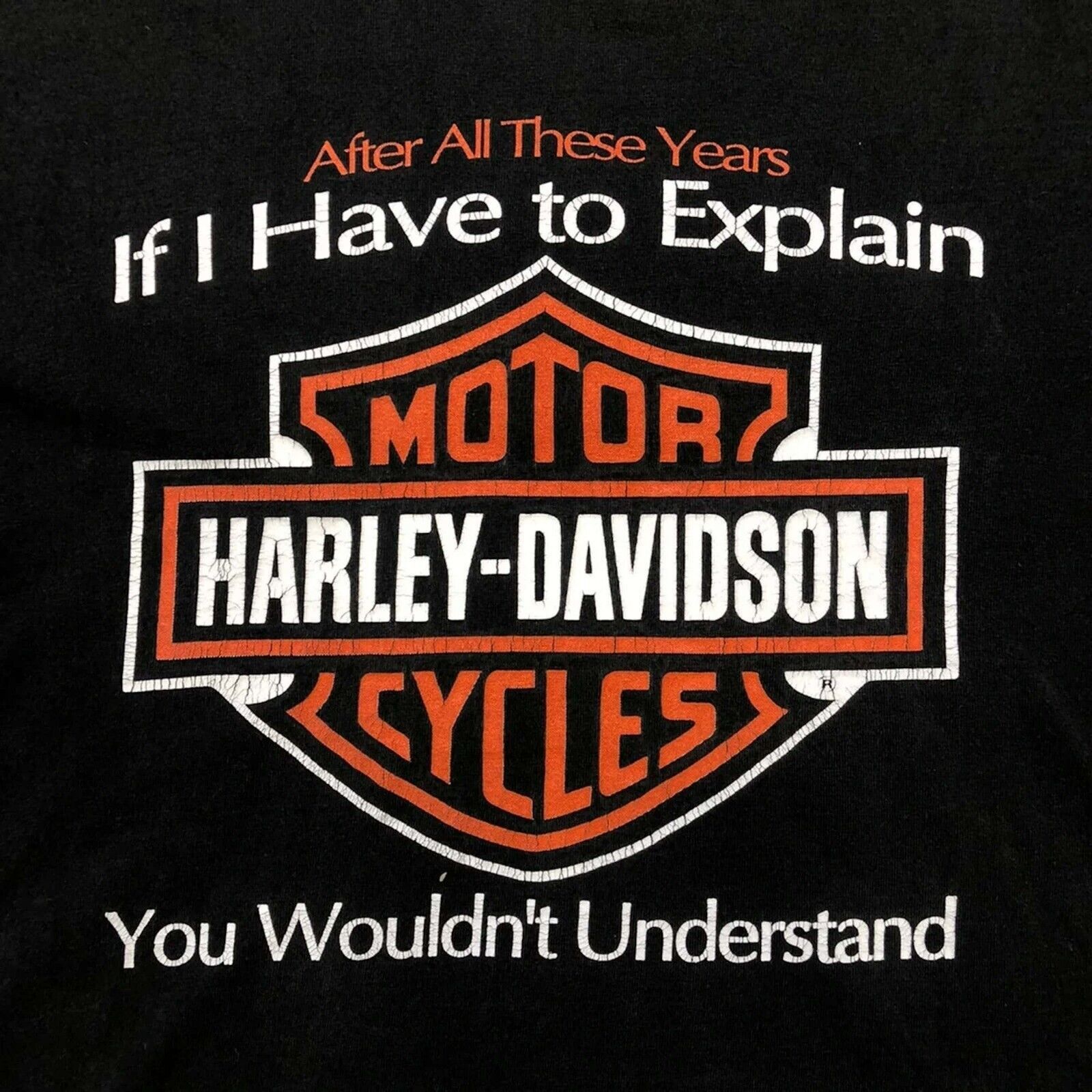 Harley Davidson × Vintage Vintage 90s Harley Davidson T Shirt Single Stitched Tee Size US L / EU 52-54 / 3 - 2 Thumbnail