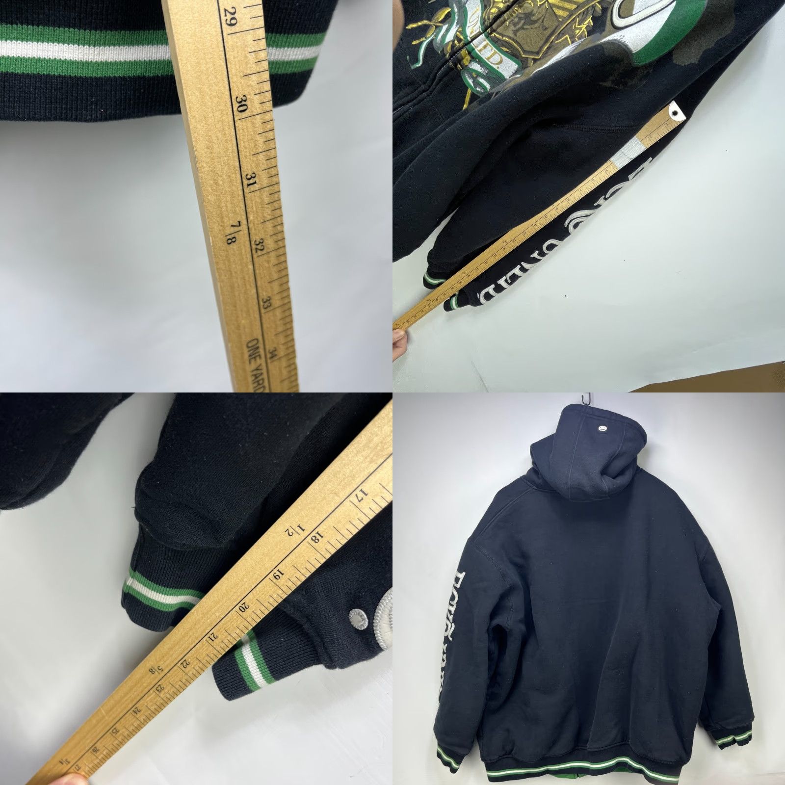 Vintage VINTAGE Ecko Unltd Hoodie 2XL Black Green Crest Zip Up Mens Hoodie Size US XXL / EU 58 / 5 - 9 Thumbnail