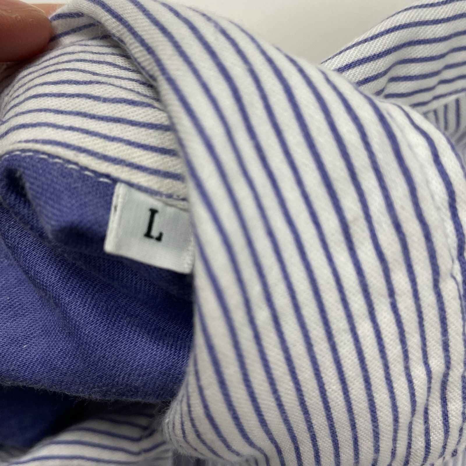 Stone Island Vintage Stone Island Marina Striped Shirt Spell Out Large L Size US L / EU 52-54 / 3 - 4 Thumbnail