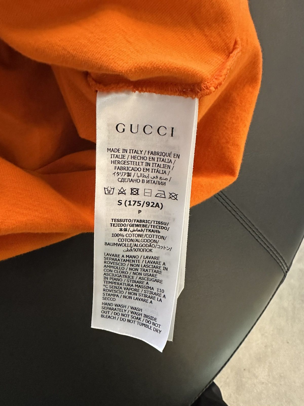 Gucci Gucci Palm Trees Tee Orange Size US S / EU 44-46 / 1 - 3 Thumbnail