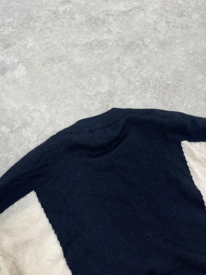Emporio Armani AW2022 Emporio Armani Shape Black & White Wool Sweater Size US S / EU 44-46 / 1 - 8 Thumbnail