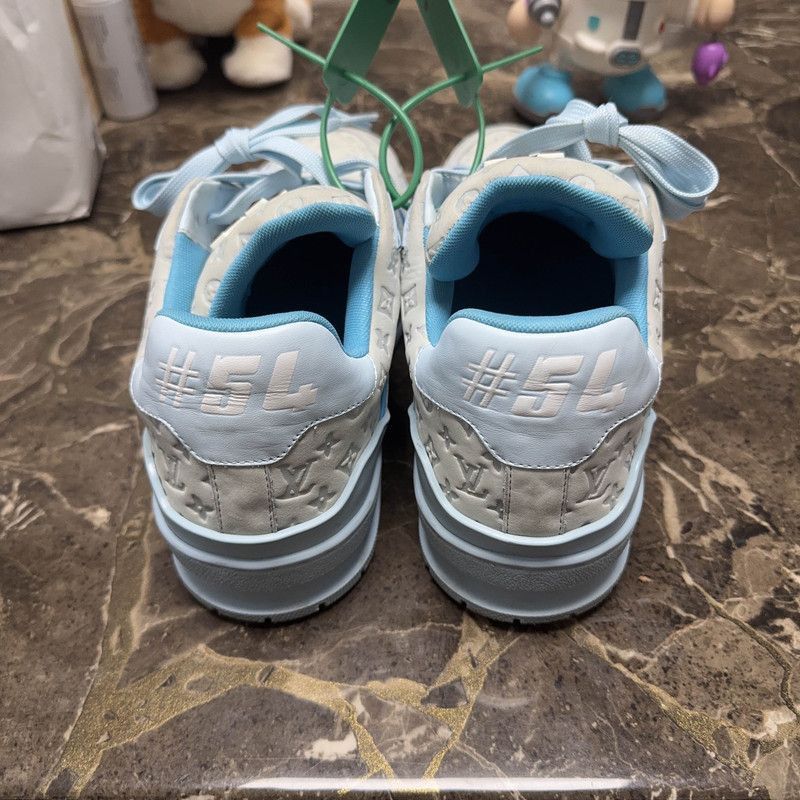 Louis Vuitton Tyler Louis Vuitton Low-Top Trainers in Blue -2508 Size US 8 / EU 41 - 3 Thumbnail