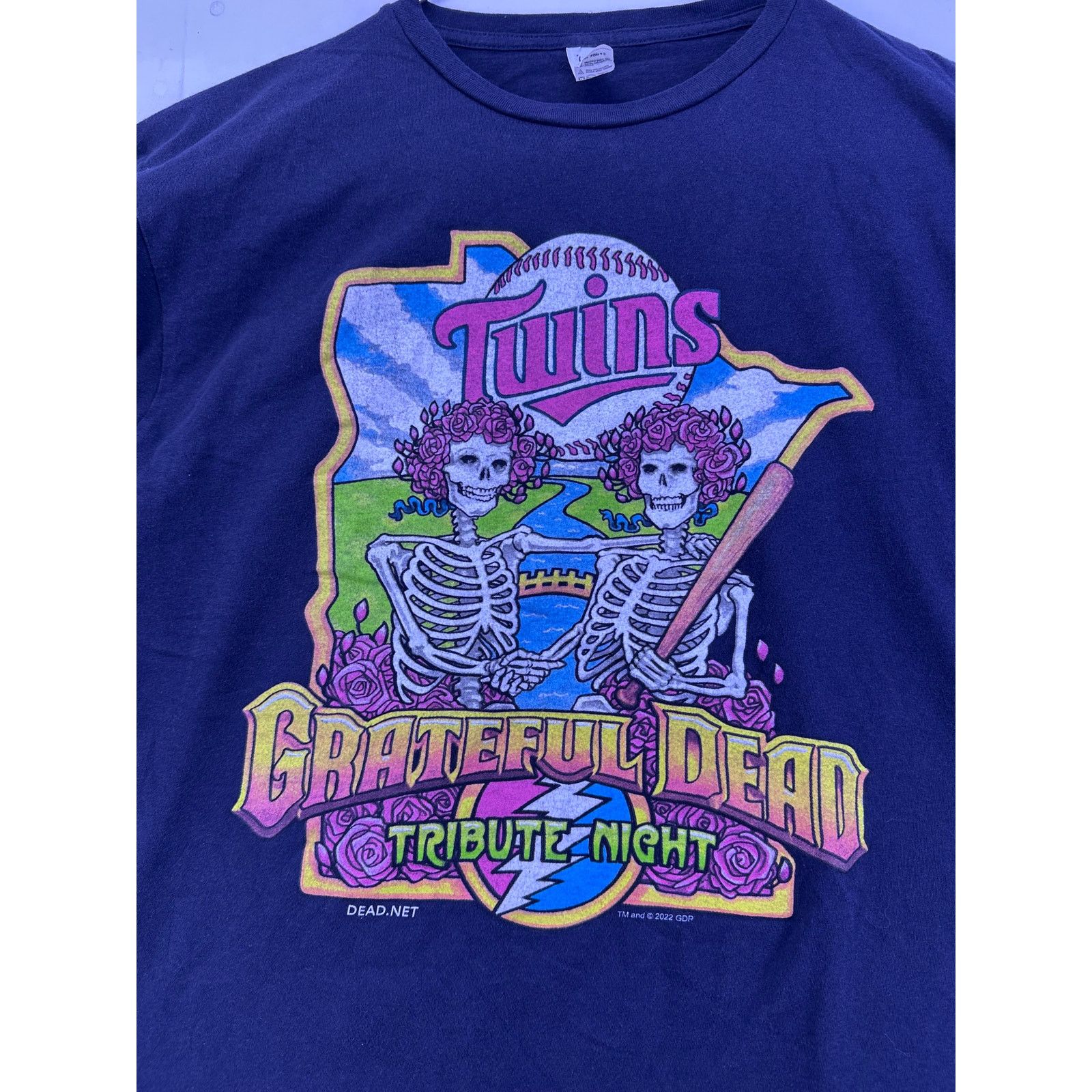 & Other Stories Minnesota Twins Grateful Dead Tribute Night Shirt 2022 Sz M Size M / US 6-8 / IT 42-44 - 6 Thumbnail