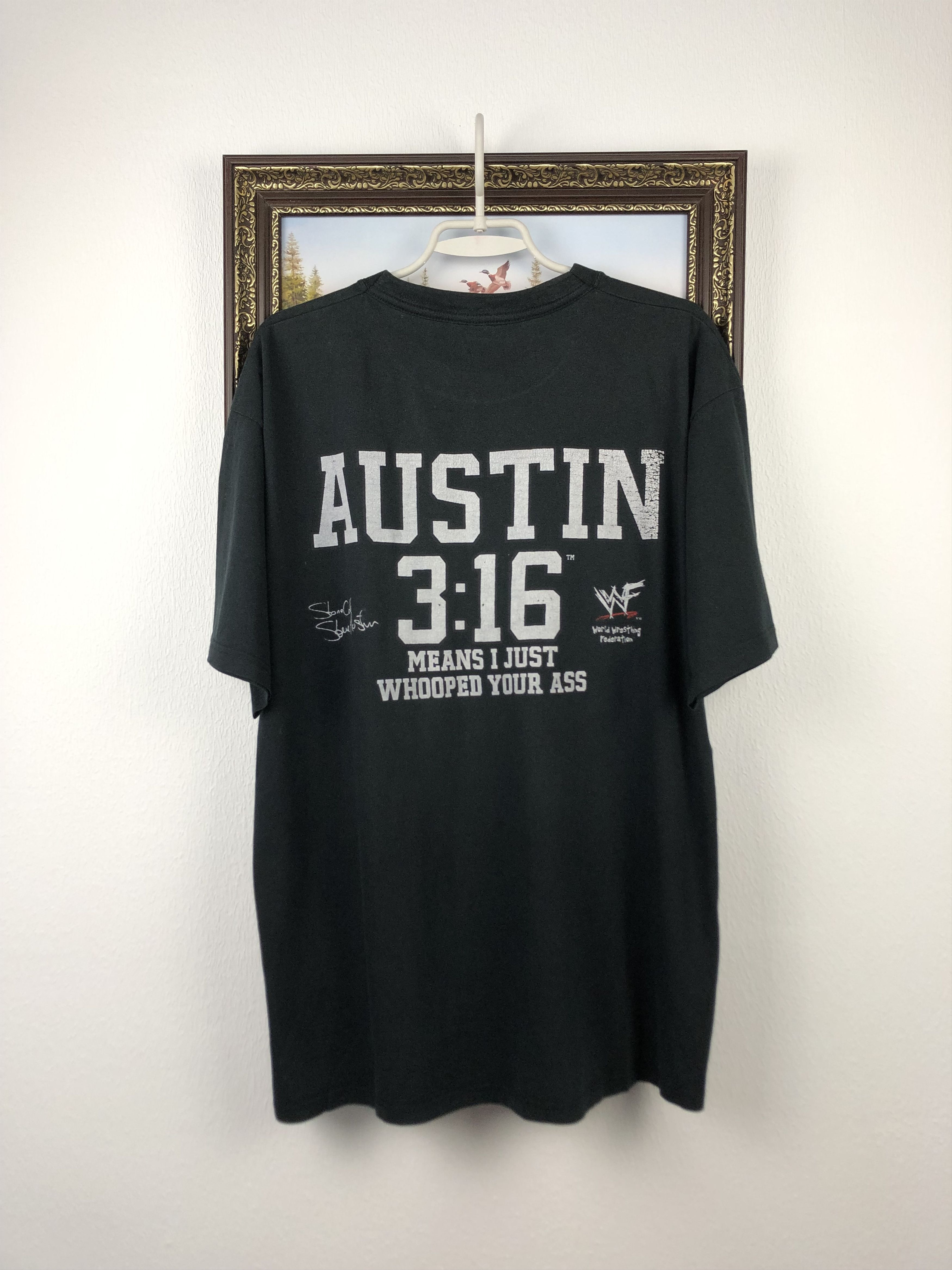 Vintage × WWE Vintage Stone Cold Steve Austin Shirt WWE Austin 3:16 Tee Size US L / EU 52-54 / 3 - 9 Thumbnail