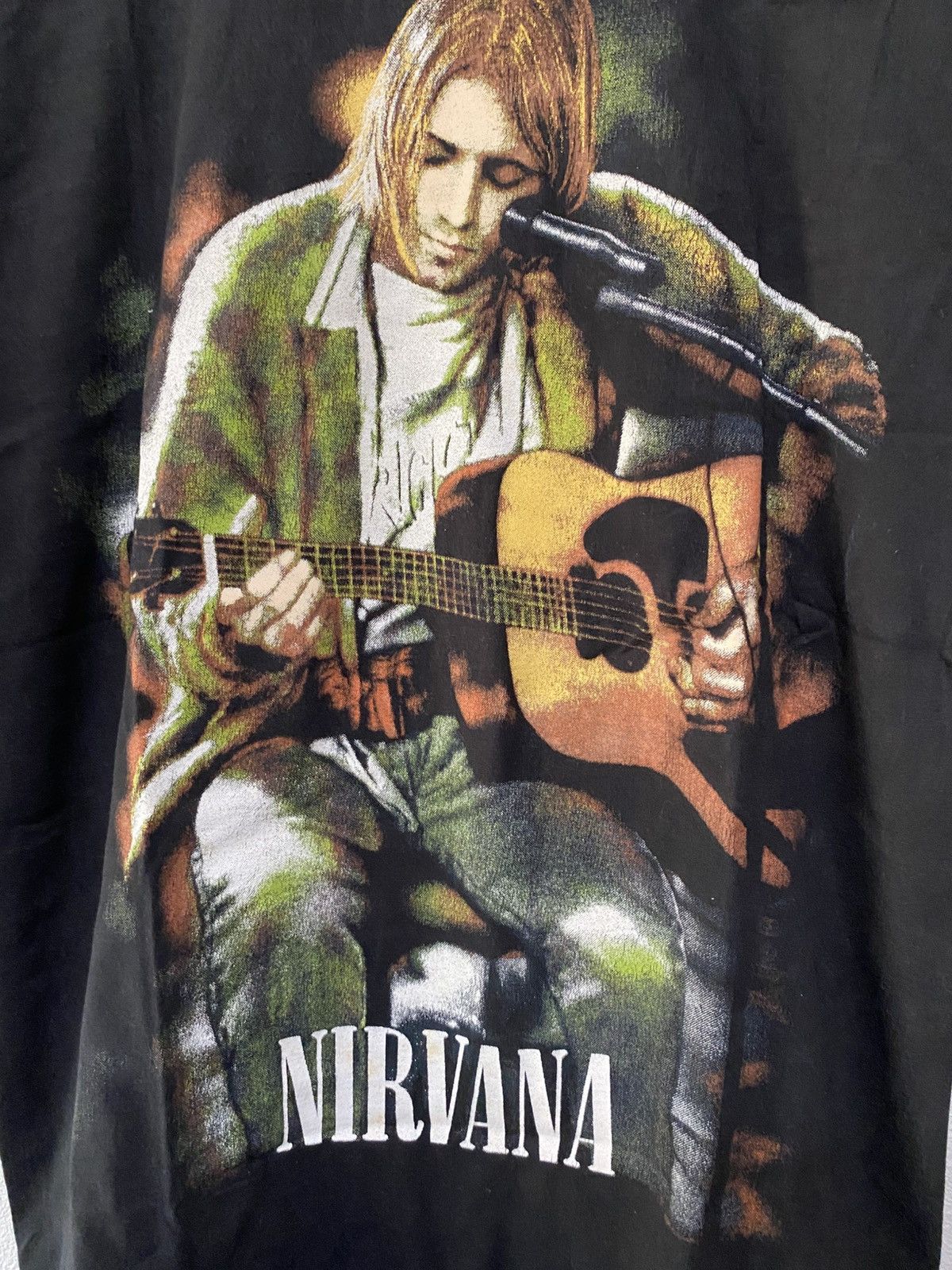 Vintage Vintage nirvana kurt Cobain tshirt Size US L / EU 52-54 / 3 - 3 Thumbnail