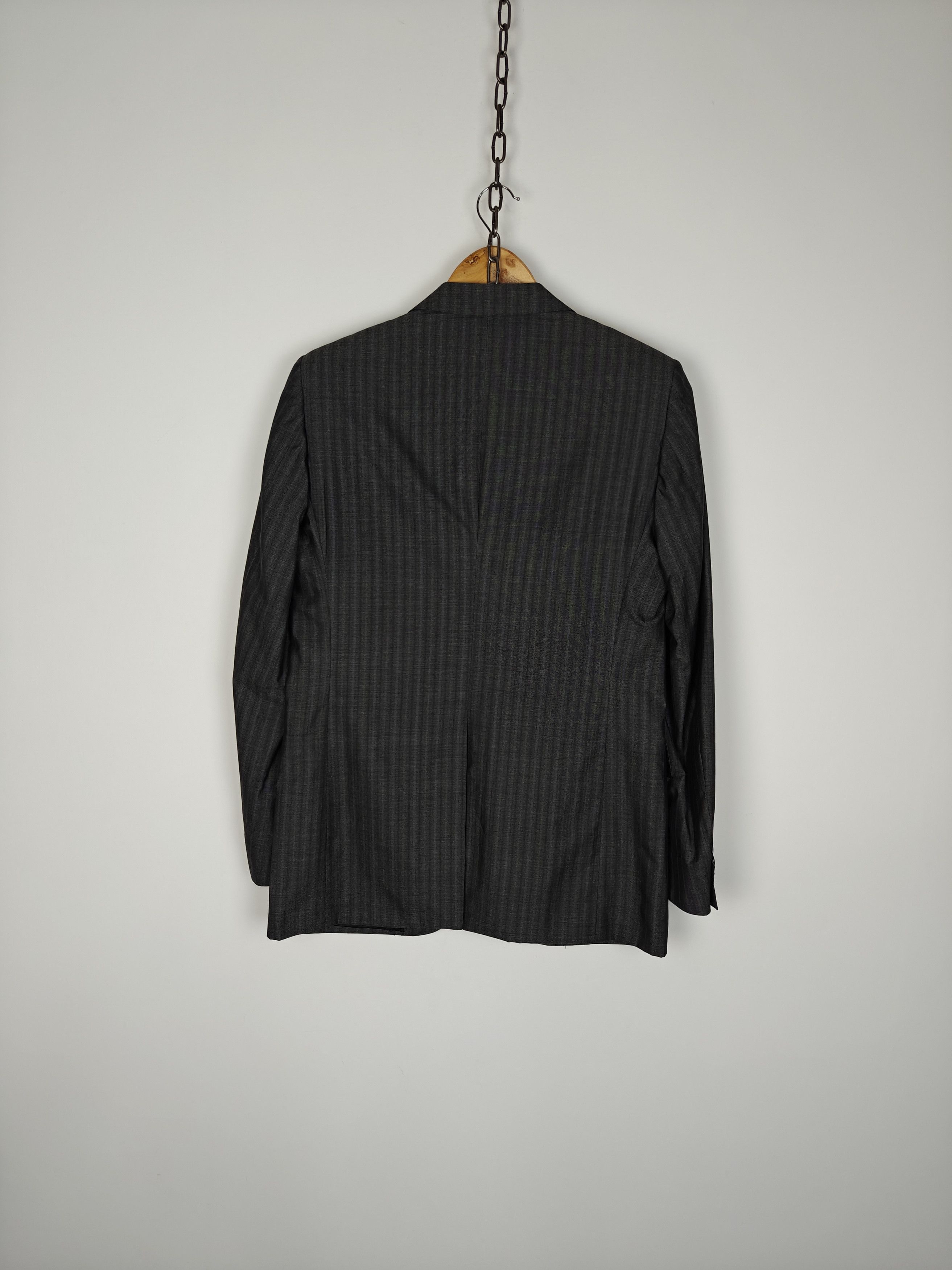Pal Zileri Lab. Pal Zileri Italy Blazer Jacket Wool/Silk Gray size 48R Size 48R - 6 Thumbnail