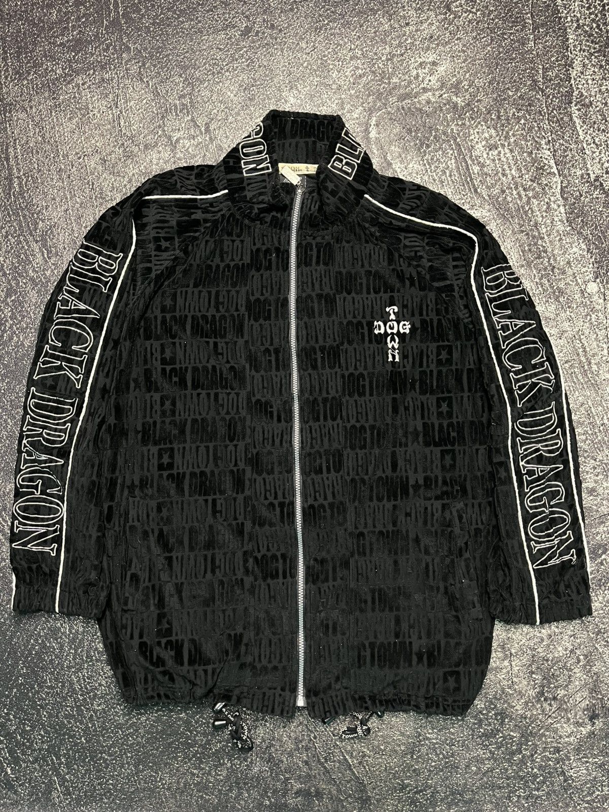 Dogtown Vintage Dogtown Black Dragon Monogram Y2K Track Jacket Size US XXL / EU 58 / 5 - 1 Thumbnail