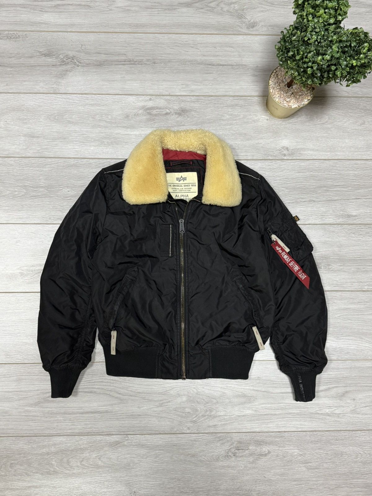 Alpha Industries Alpha Industries fur bomber zip jacket Size US M / EU 48-50 / 2 - 1 Thumbnail
